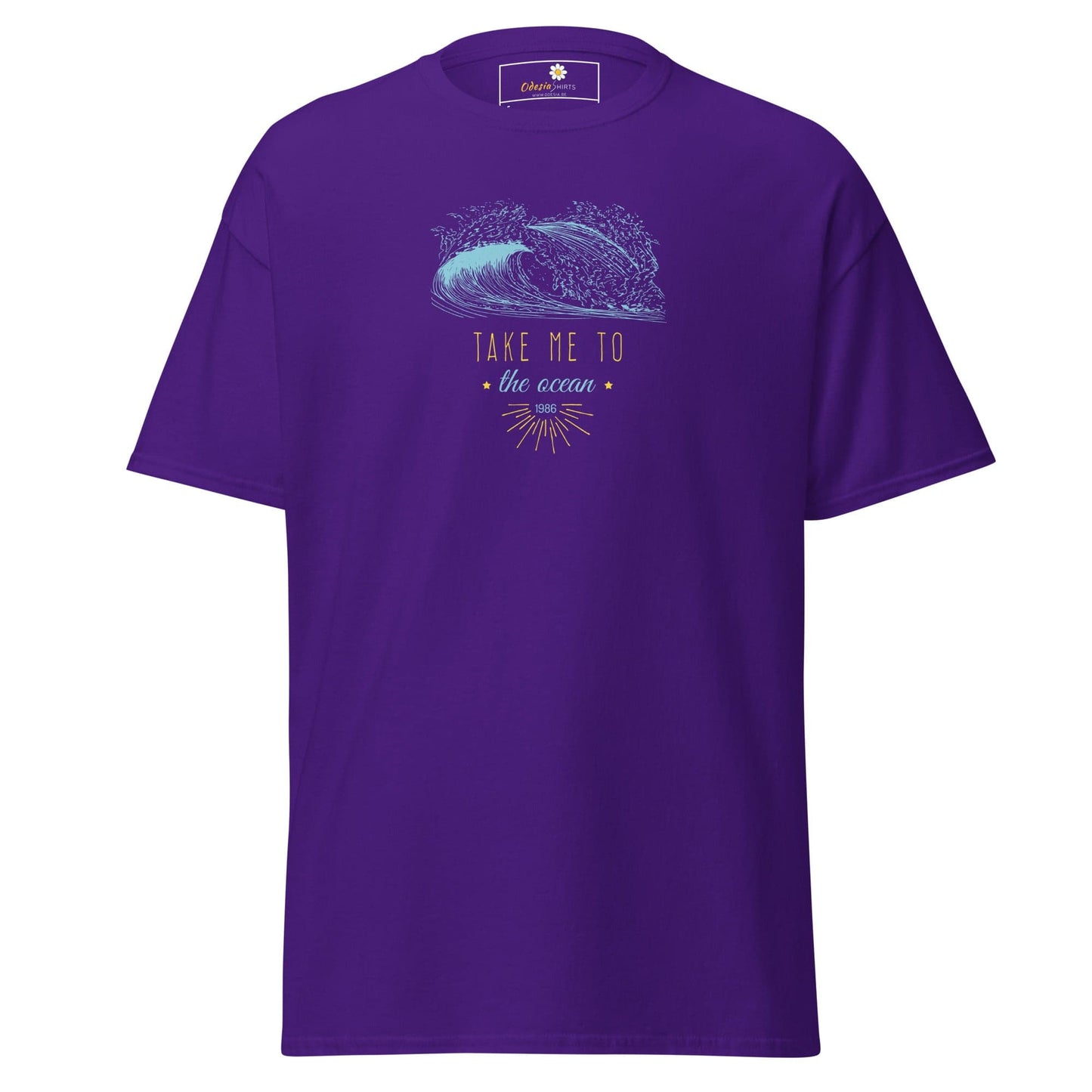 Unisex classic t-shirt - SEALIFE TAKE ME TO THE OCEAN - REGULAR - Purple / S