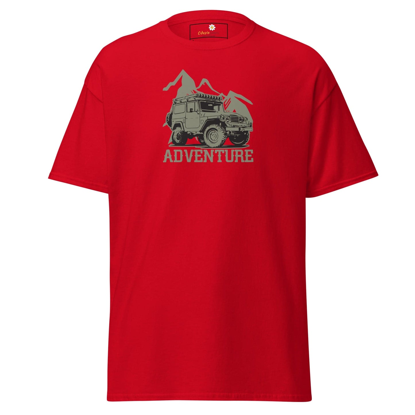 Unisex classic t-shirt - MOTOR ADVENTURE 4X4 - REGULAR - Red / S