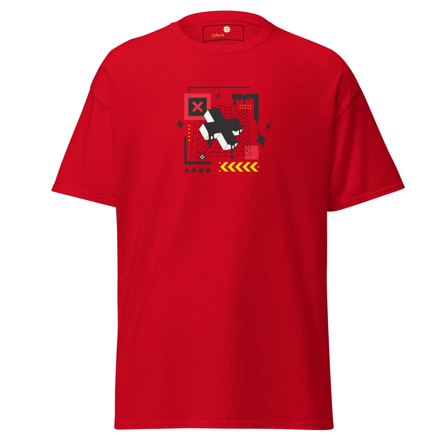 Unisex classic t-shirt - ABSTRACT FIGURES - REGULAR - Red / S
