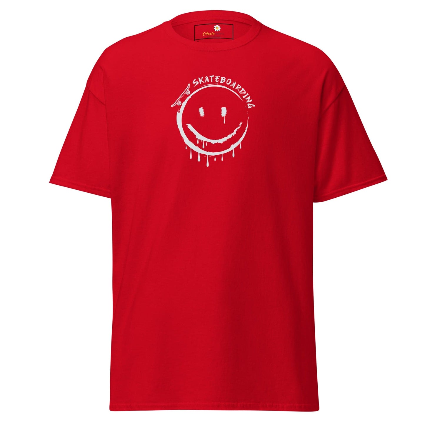 Unisex classic tee - SPORT SKATEBOARDING SMILE - REGULAR - Red / S