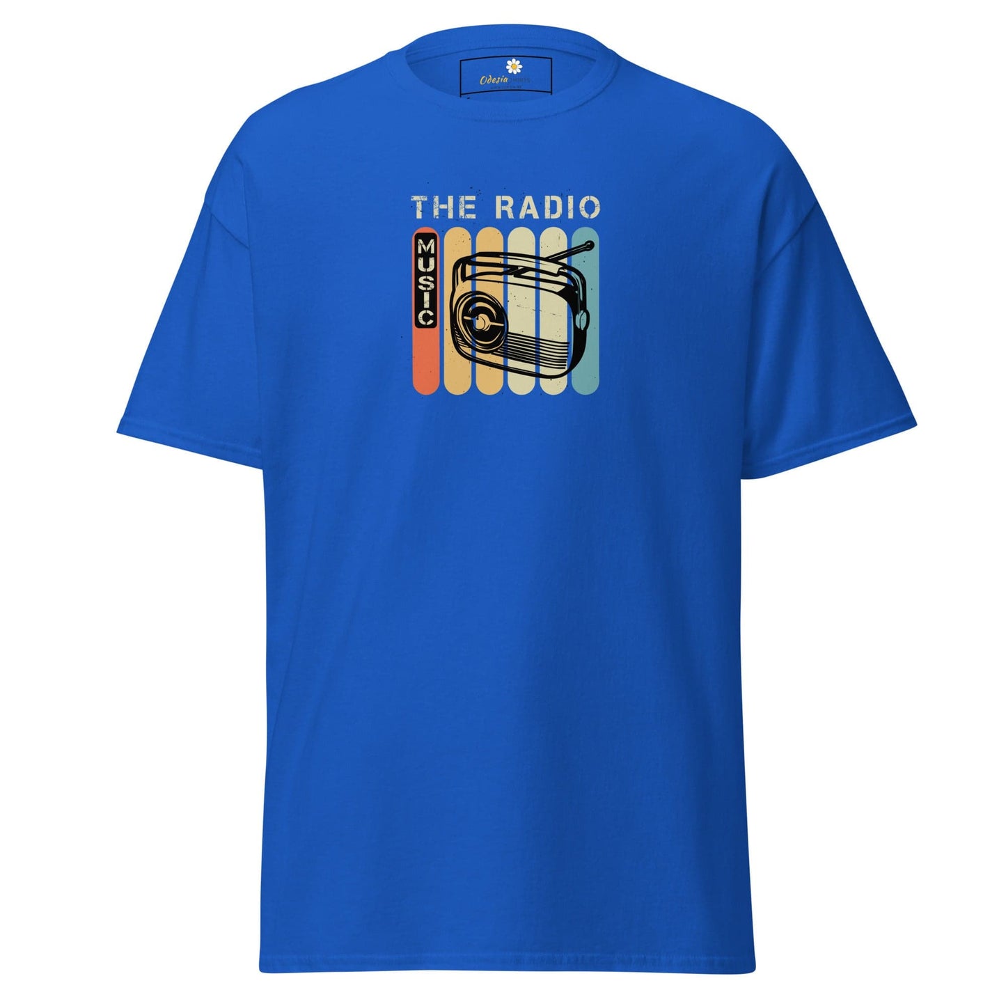 Unisex classic t-shirt - MUSIC THE RADIO - REGULAR - Royal / S
