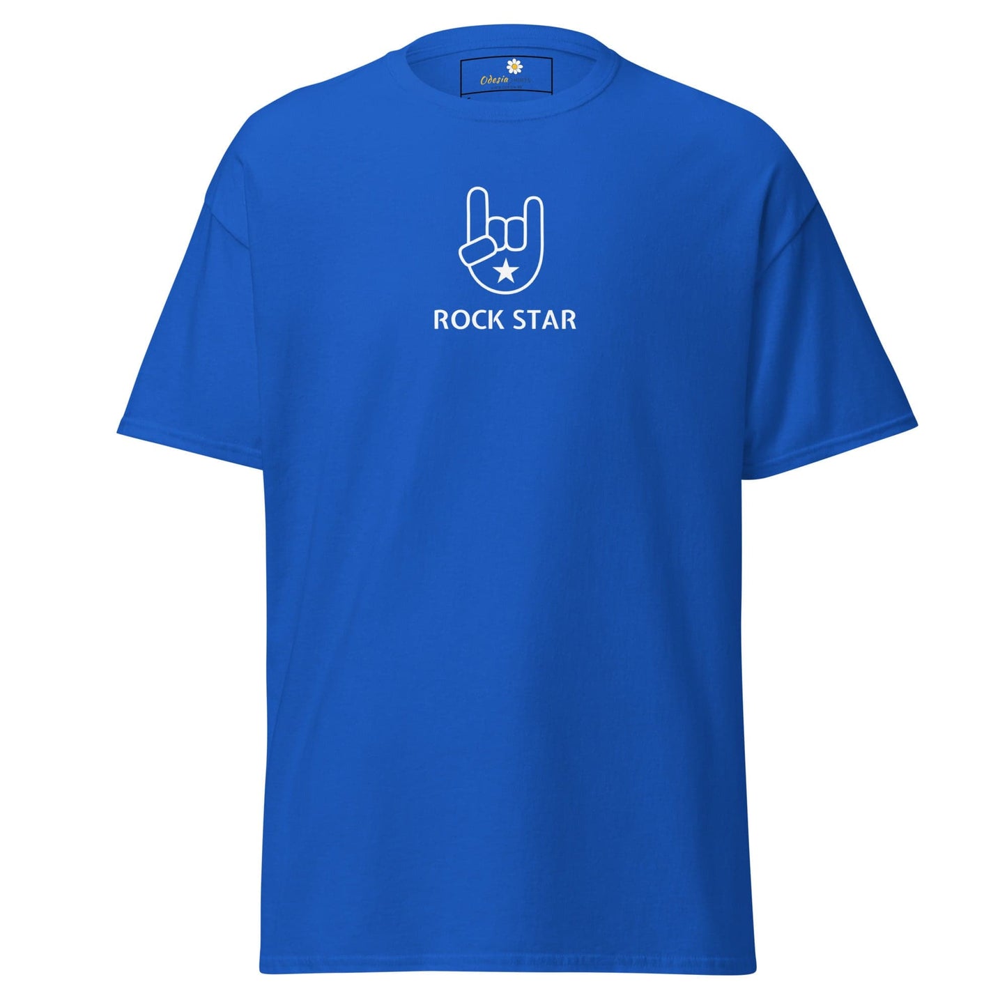 Unisex classic tee - MUSIC ROCK STAR - REGULAR - Royal / S