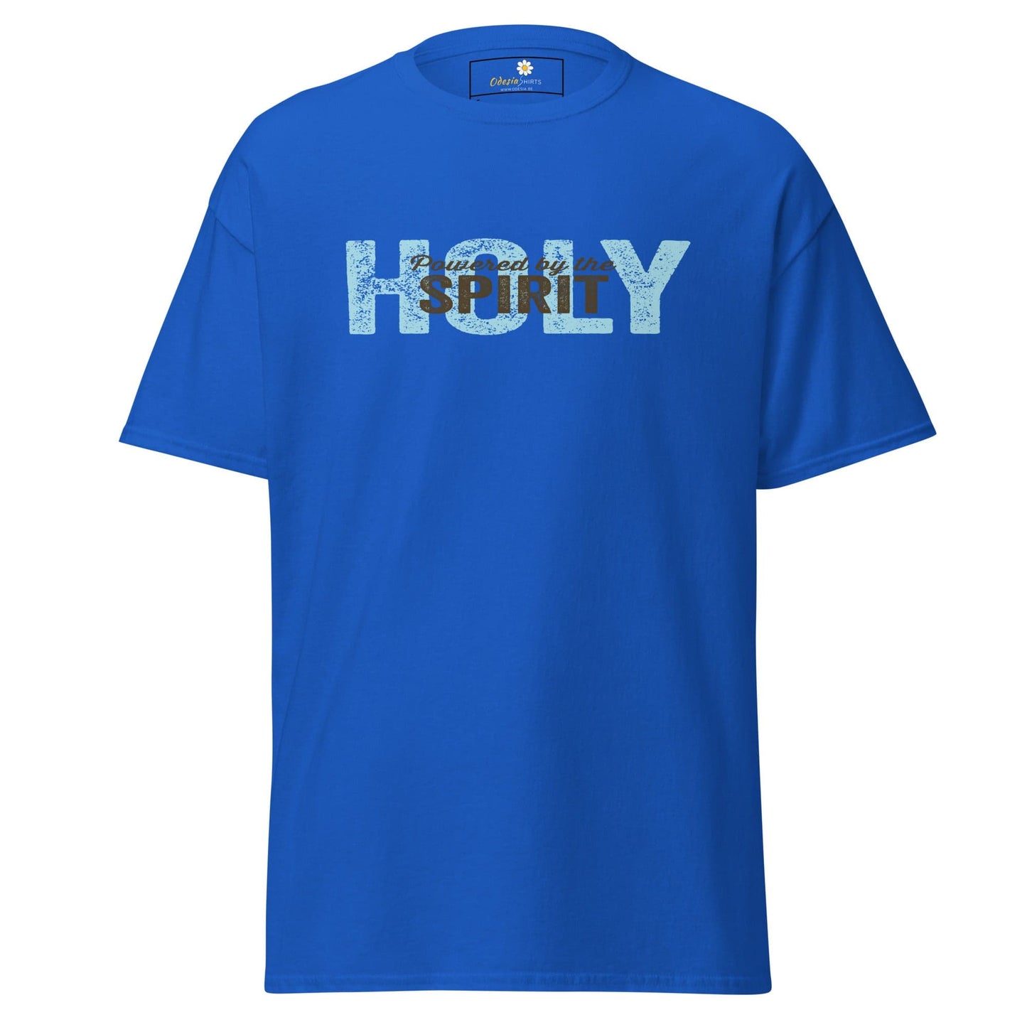 Unisex classic tee - SPIRITUAL POWERED HOLY SPIRIT - REGULAR - Royal / S