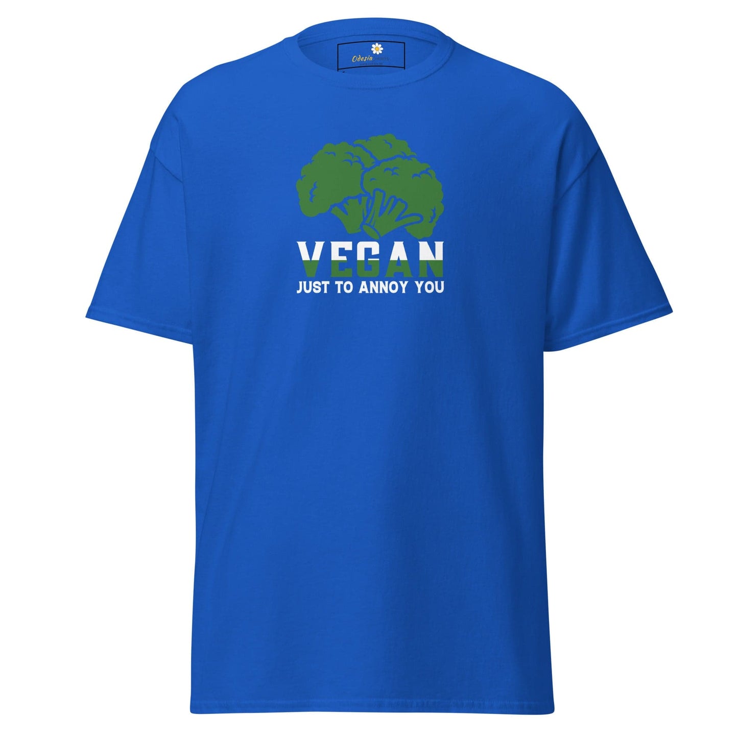 Unisex classic tee - GREEN VEGAN TO ANNOY YOU - REGULAR - Royal / S