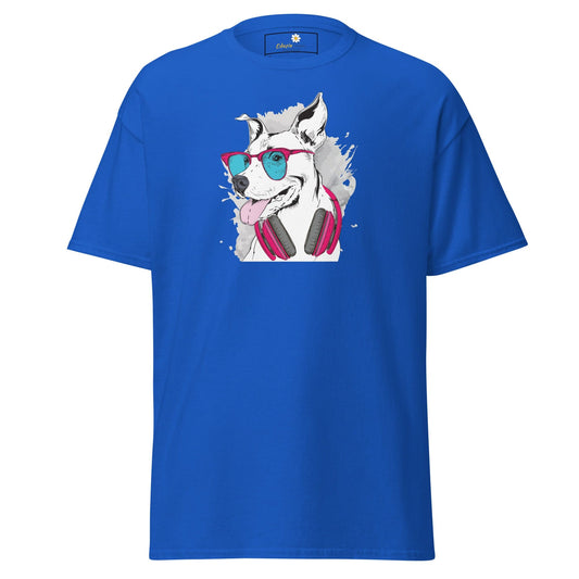 Unisex classic t-shirt - ANIMALS MUSIC DOG - REGULAR - Royal / S