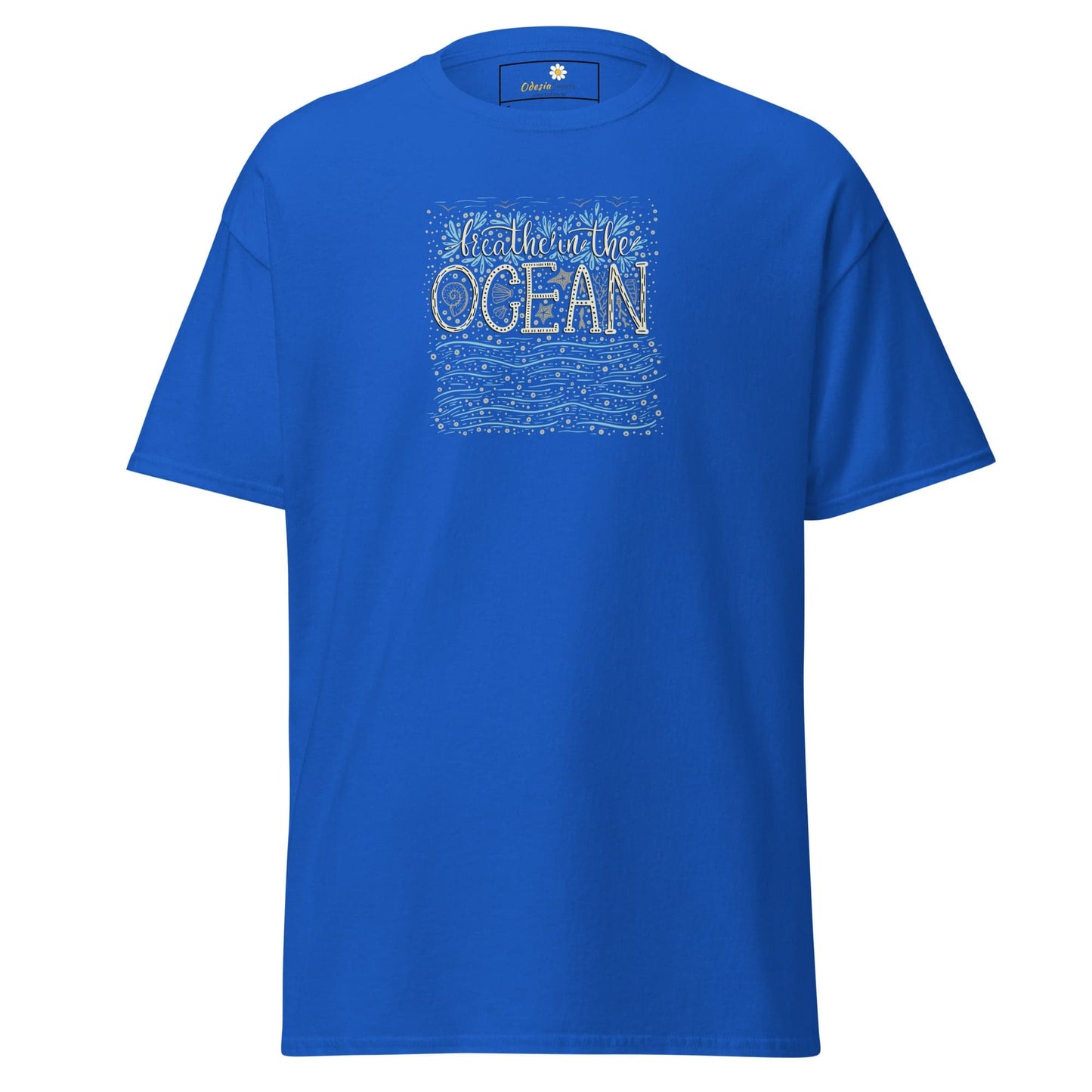 Unisex classic tee - NATURE OCEAN - REGULAR - Royal / S