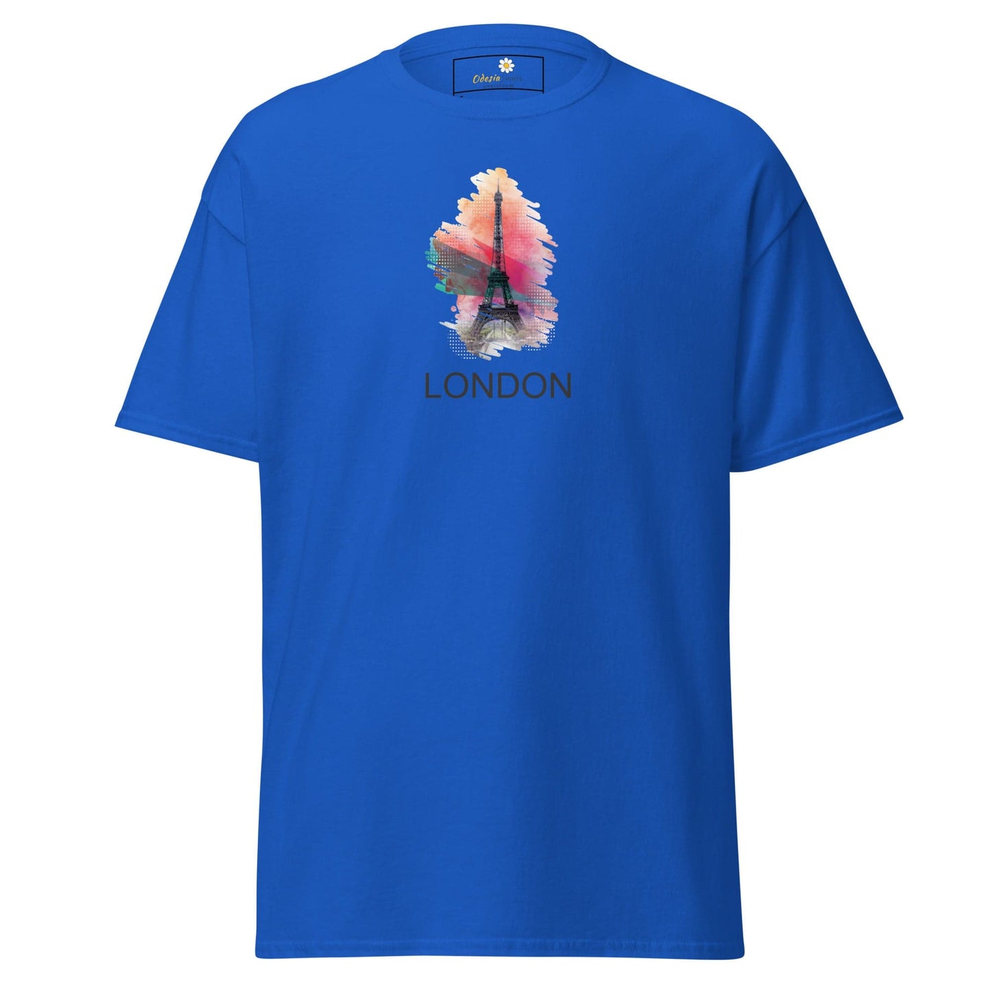 Unisex classic tee - COUNTRY LONDON PARIS - REGULAR - Royal / S