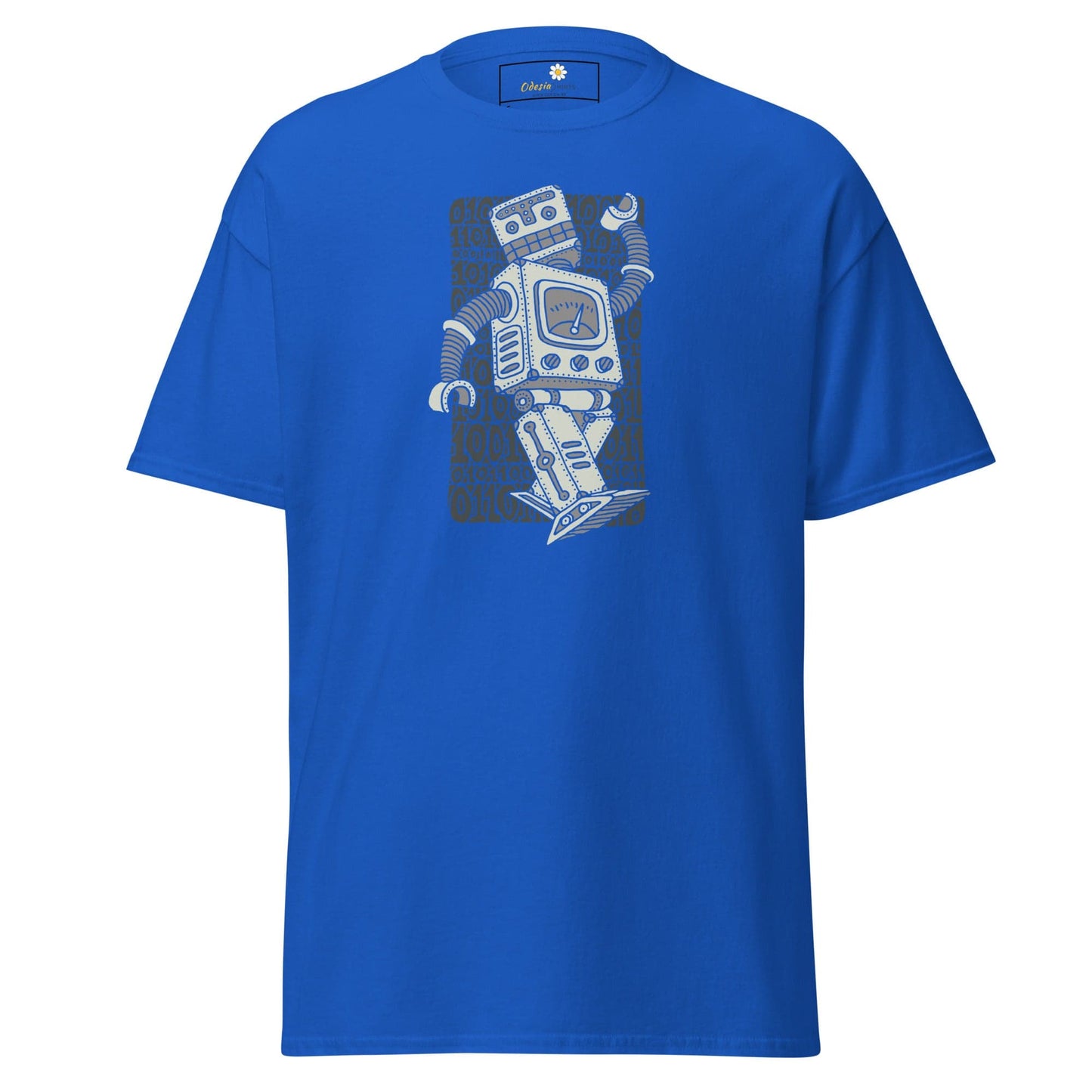 Unisex classic t-shirt - FANTASY ROBOTS NEVER DIE - REGULAR - Royal / S