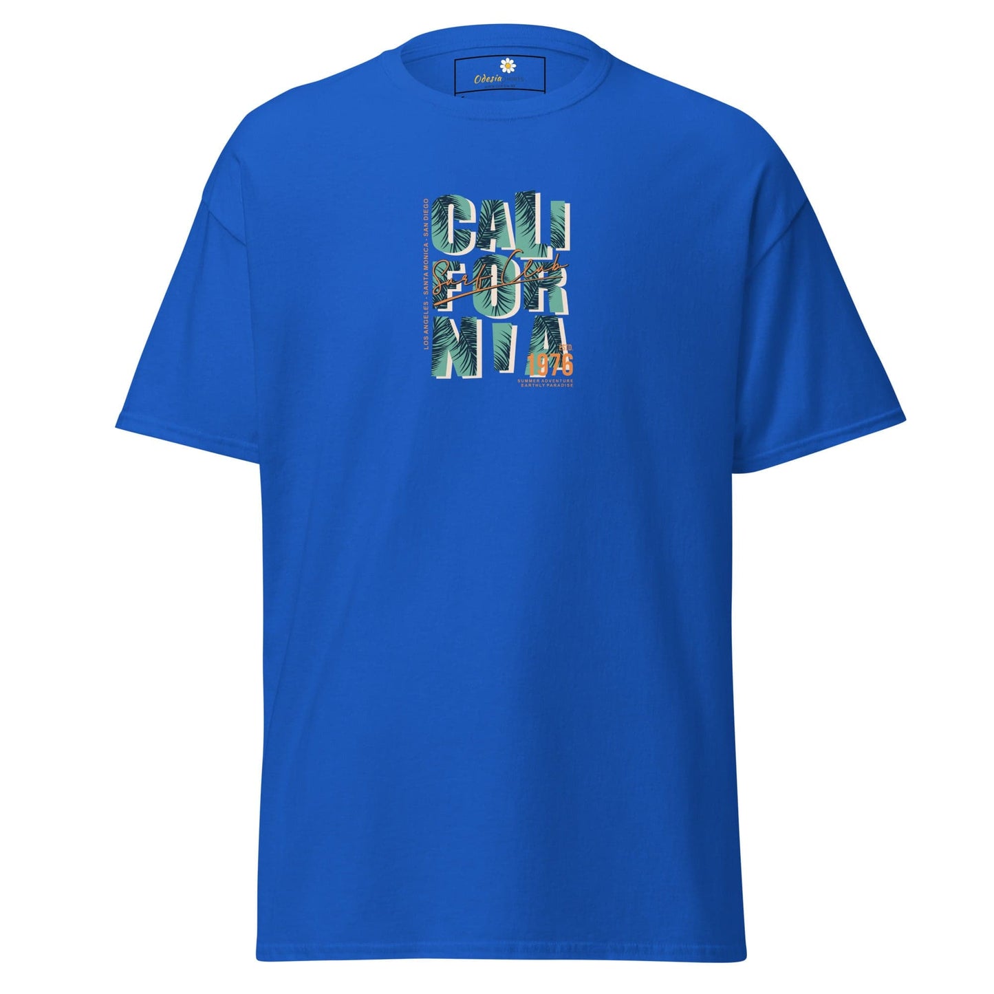 Unisex classic tee - TEXT CALIFORNIA - REGULAR - Royal / S