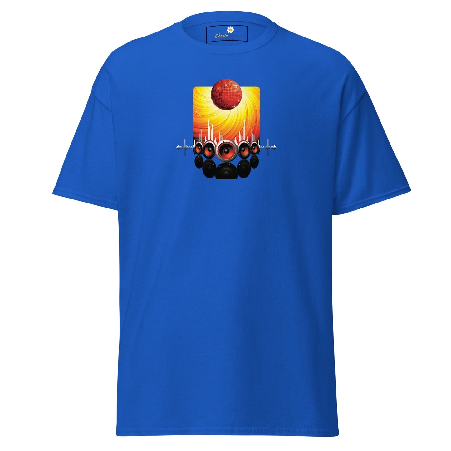 Unisex classic tee - MUSIC SPEAKERS - REGULAR - Royal / S