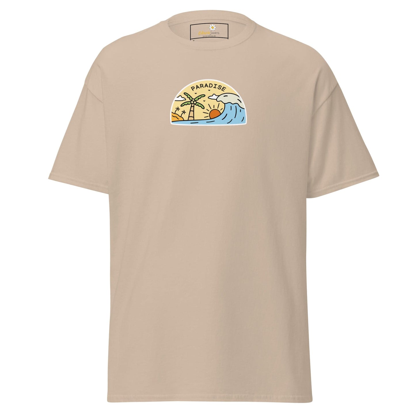 Unisex classic tee - SUMMER ISLAND PARADISE - REGULAR - Sand / S