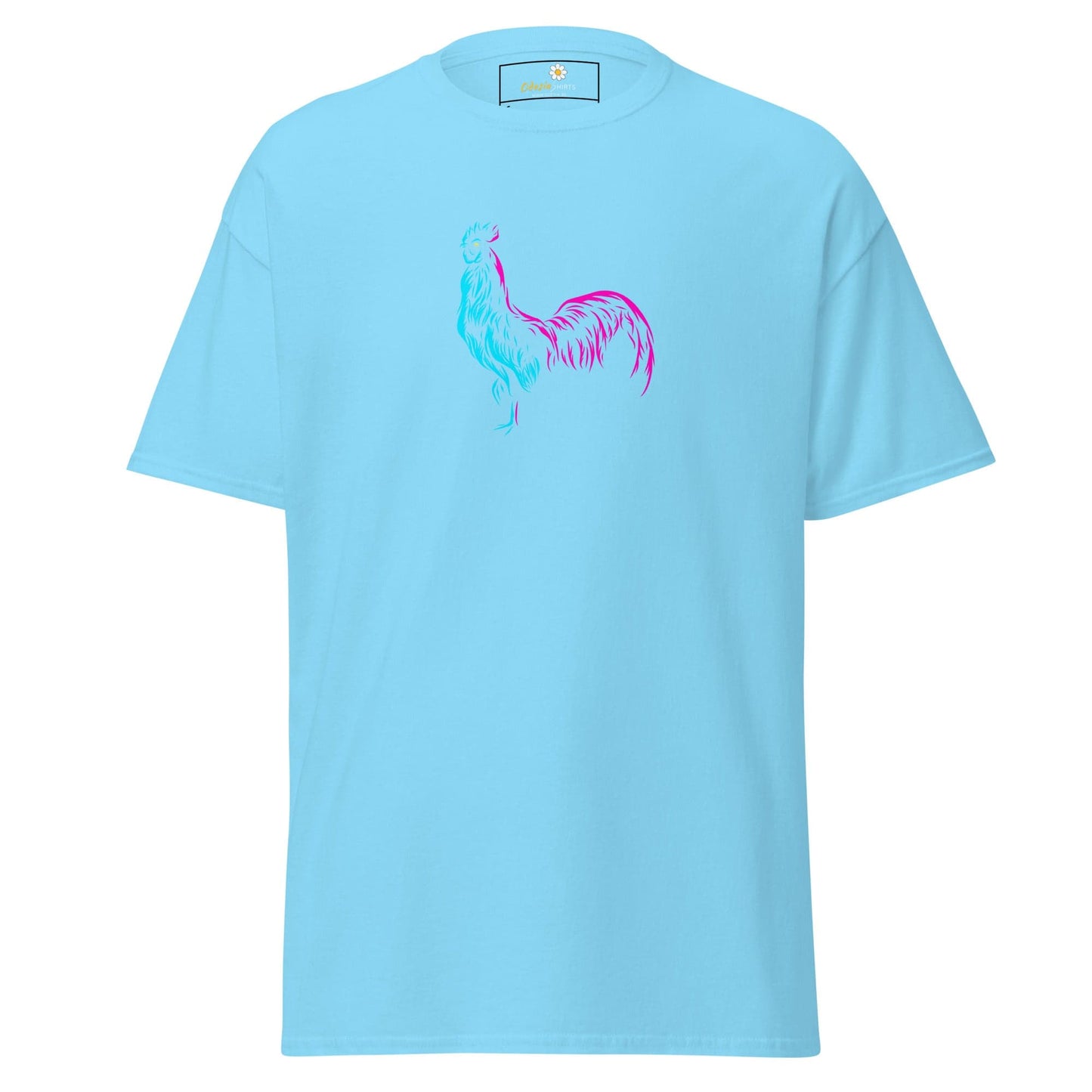 Unisex classic tee - ANIMALS COQ - REGULAR - Sky / S