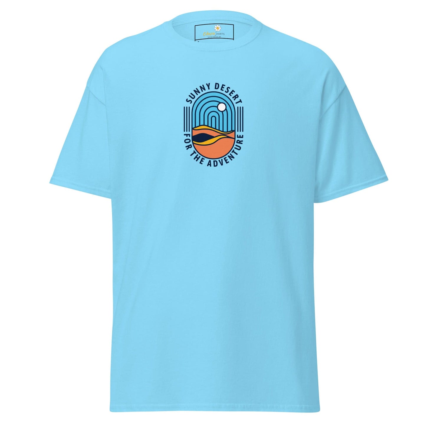 Unisex classic tee - SUMMER SUNNY DESERT - REGULAR - Sky / S