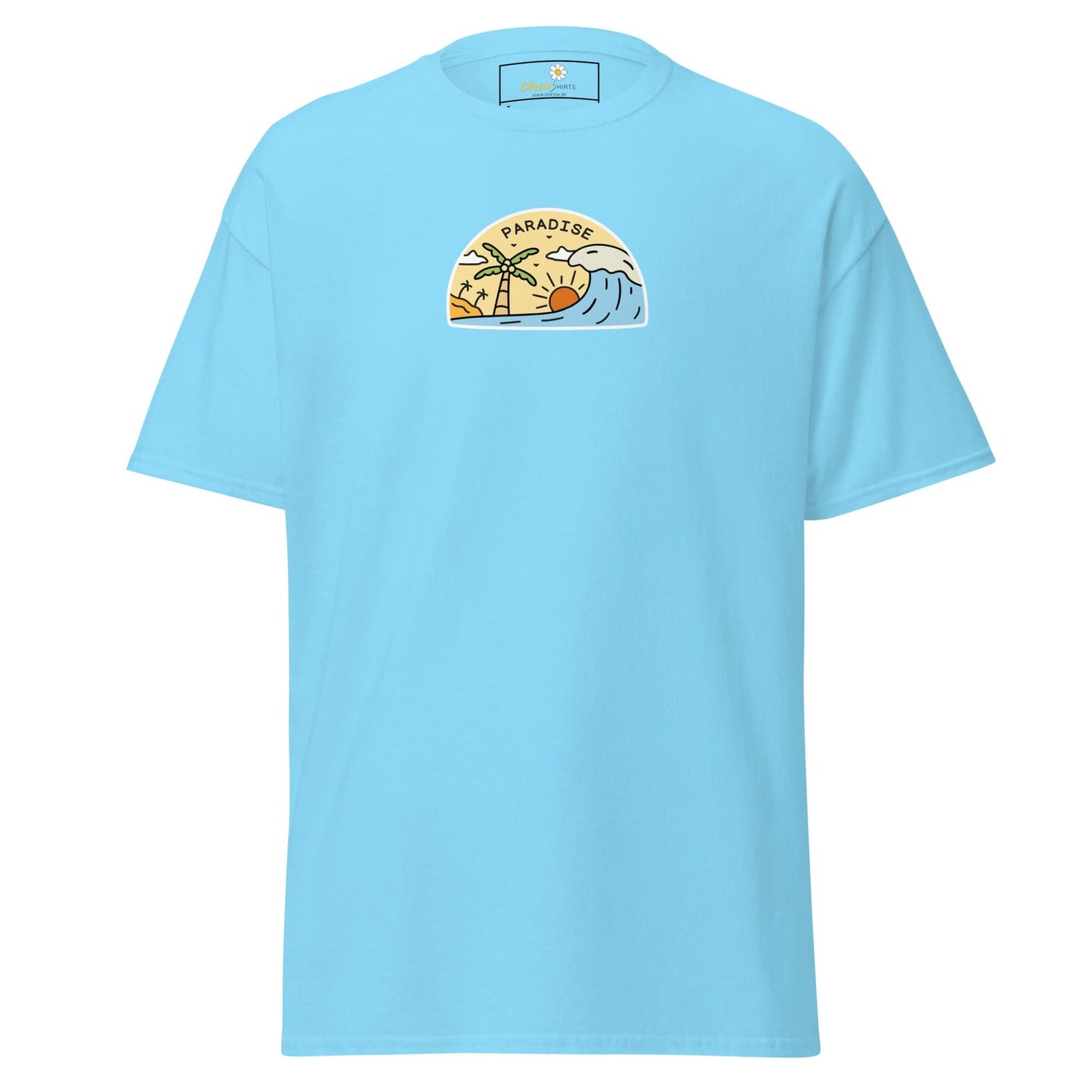 Unisex classic tee - SUMMER ISLAND PARADISE - REGULAR - Sky / S