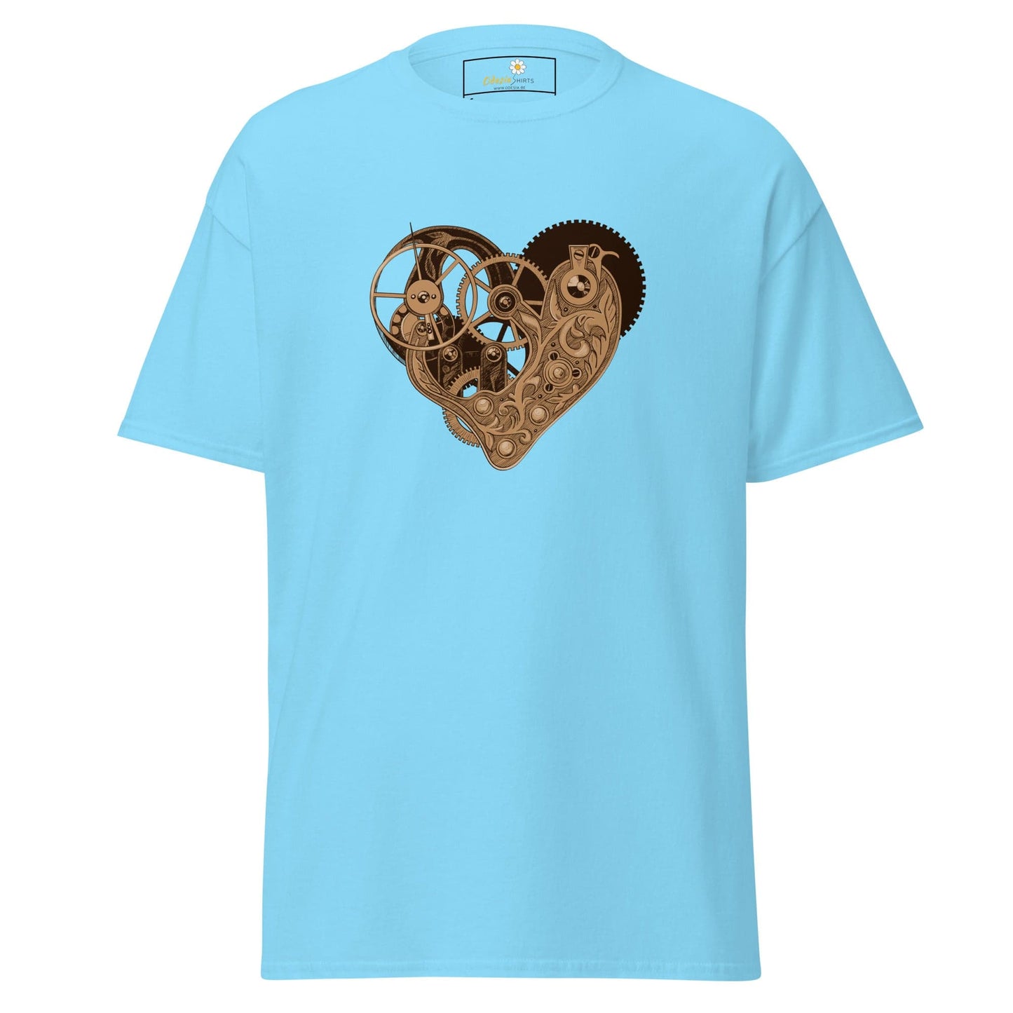 Unisex classic tee - ABSTRACT HEART - REGULAR - Sky / S
