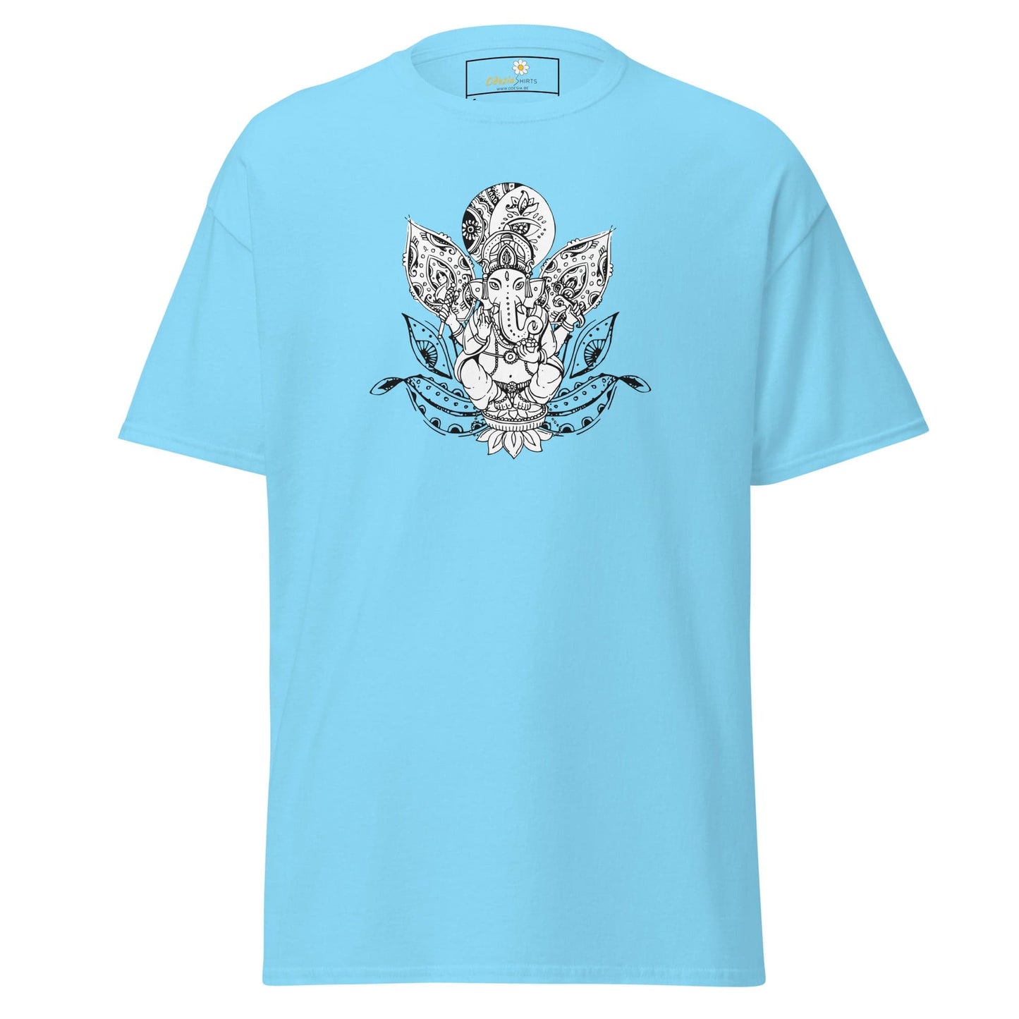 Unisex classic t-shirt - SPIRITUAL GANESH - REGULAR - Sky / S