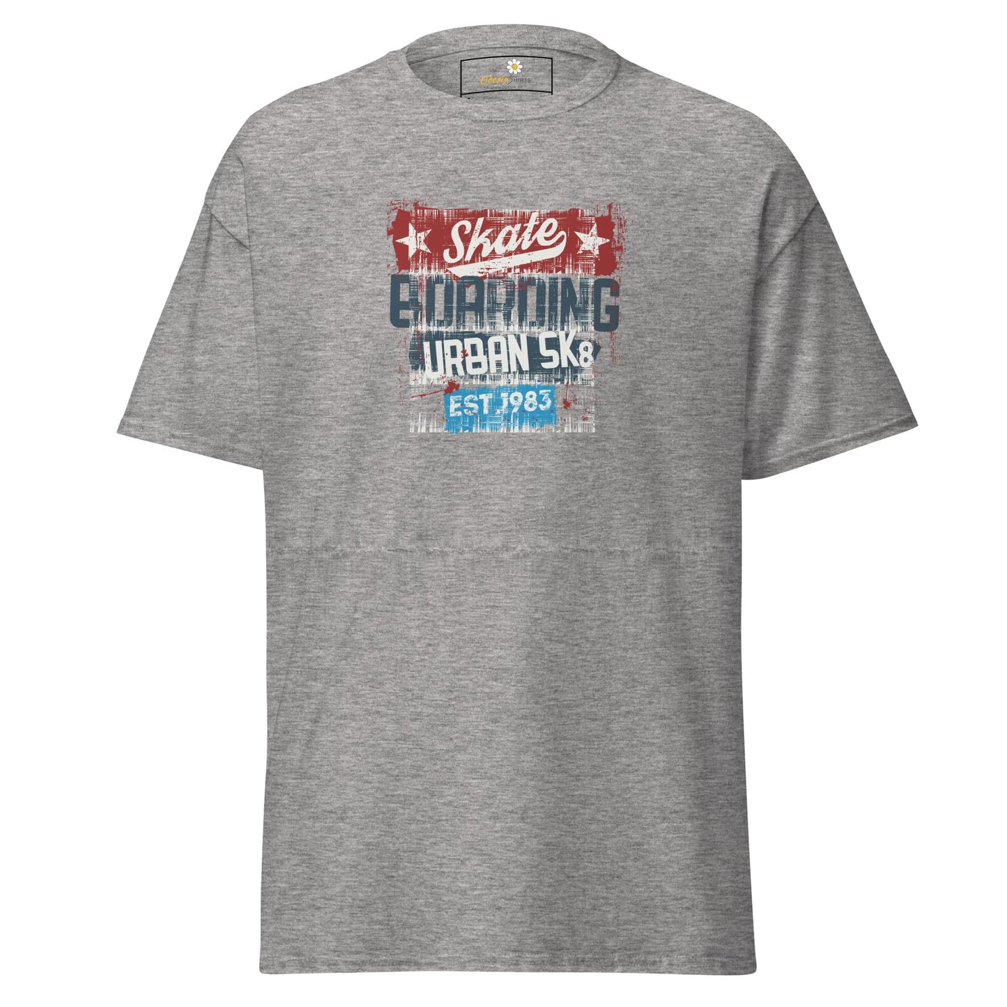 Unisex classic t-shirt - URBAN SKATE - REGULAR - Sport Grey / S