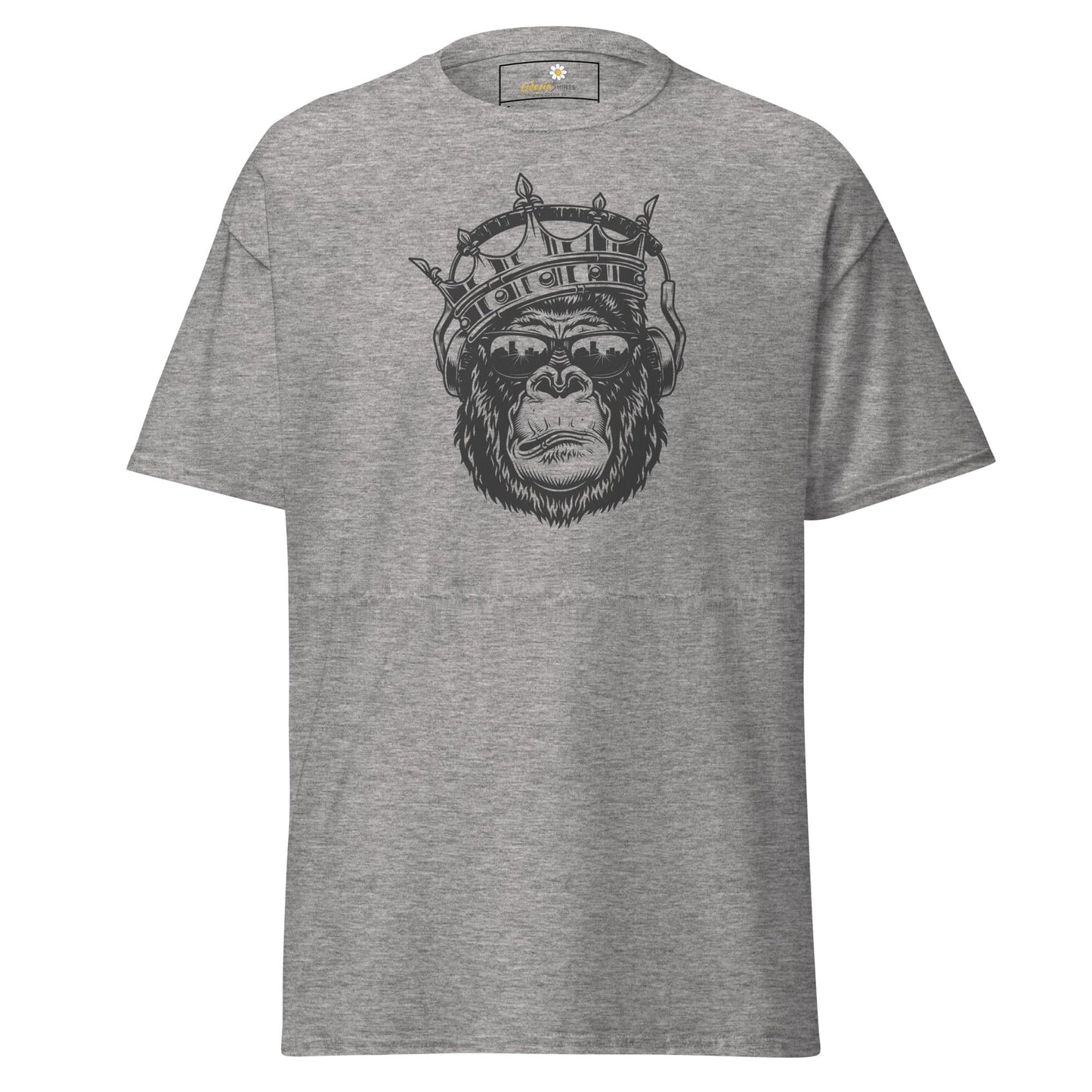 Unisex classic t-shirt - WILD LIFE MONKEY KING -REGULAR - Sport Grey / S