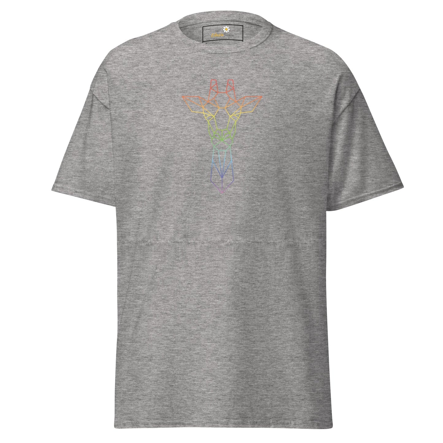Unisex classic t-shirt - WILD LIFE GIRAFFE - REGULAR - Sport Grey / S