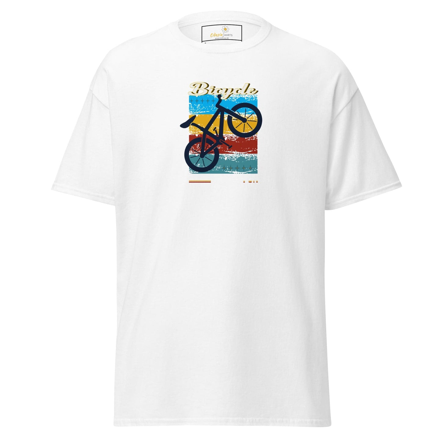 Unisex classic tee - SPORT BICYCLE FUN - REGULAR - White / S