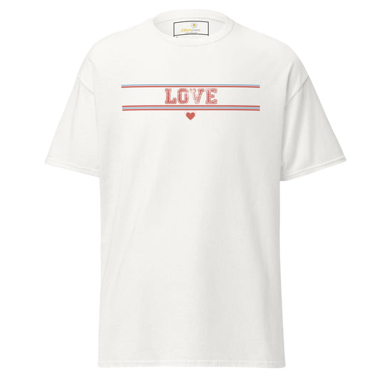 Unisex classic t-shirt - TEXt LOVE - REGULAR - White / S