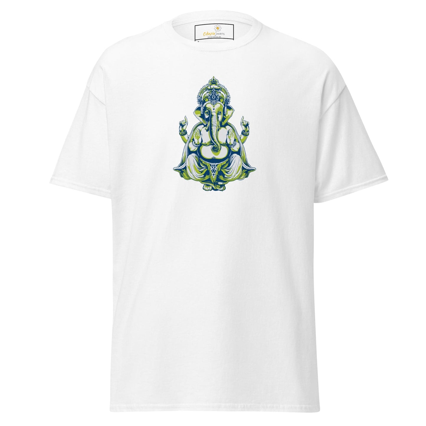 Unisex classic tee - SPIRITUAL GANESH - REGULAR - White / S