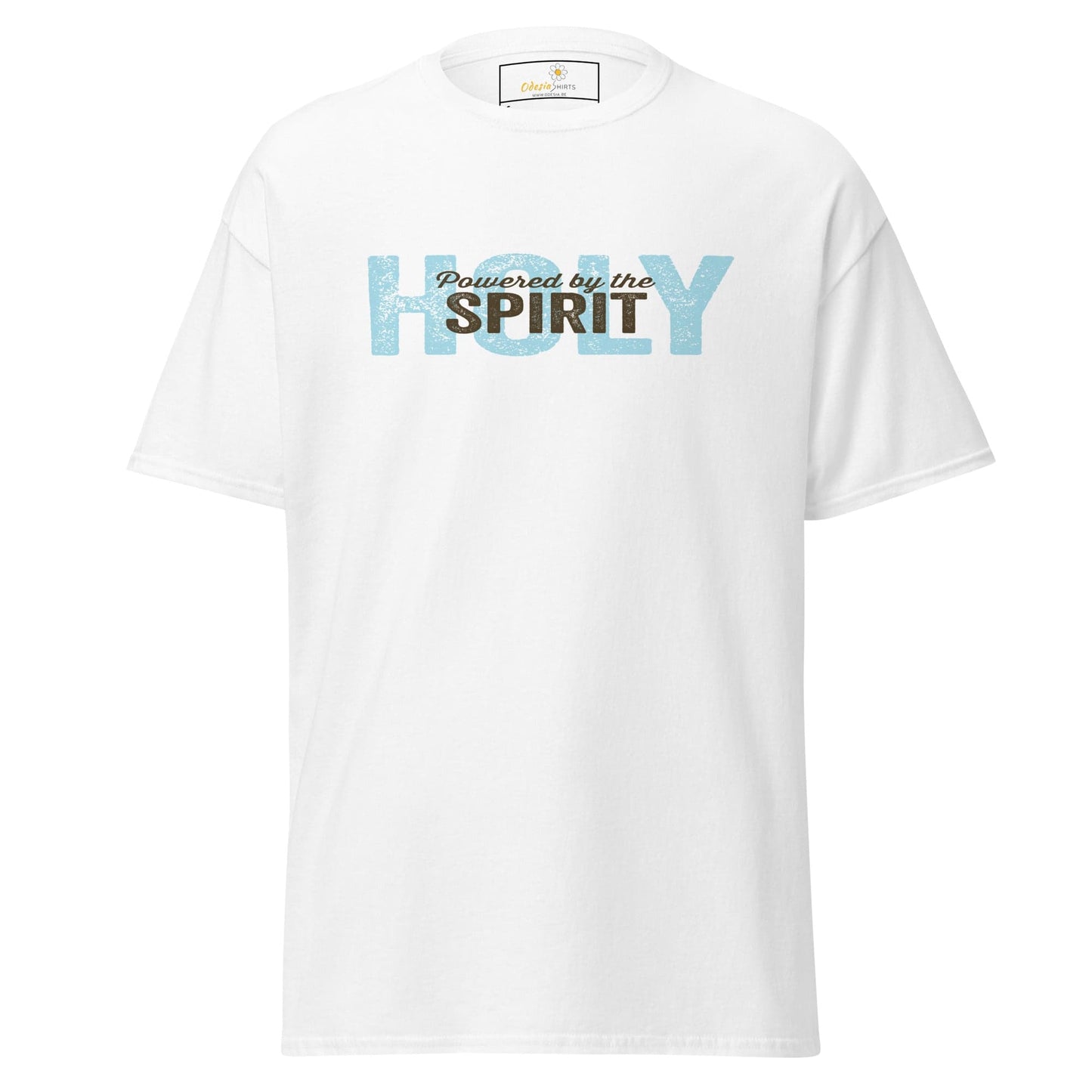 Unisex classic tee - SPIRITUAL POWERED HOLY SPIRIT - REGULAR - White / S