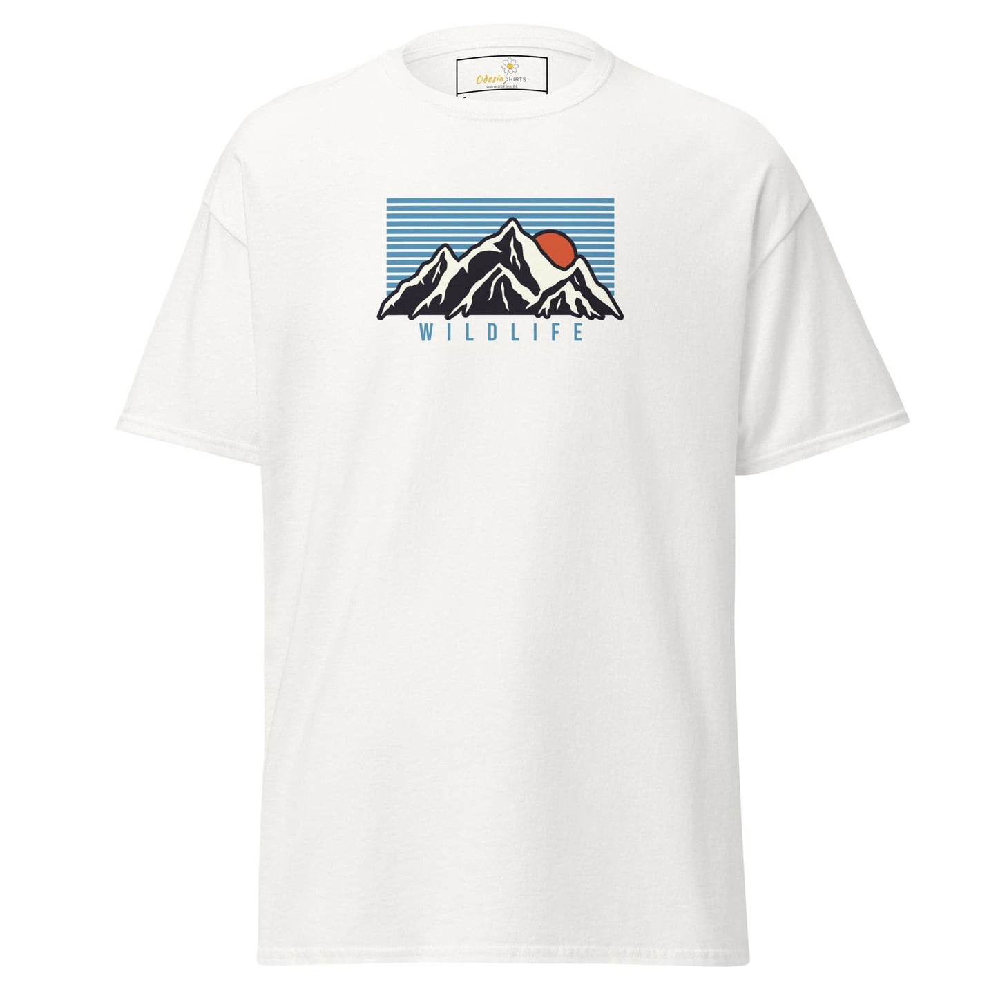 Unisex classic tee - NATURE MOUNTAIN WILDLIFE - REGULAR - White / S