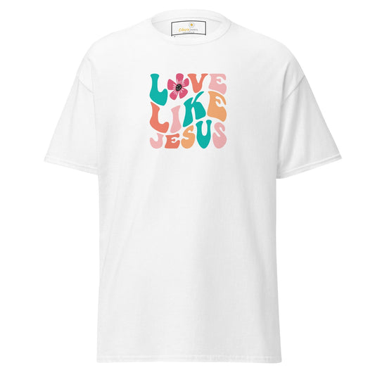 Unisex classic tee - SPIRITUAL LOVE LIKE JESUS - REGULAR - White / S