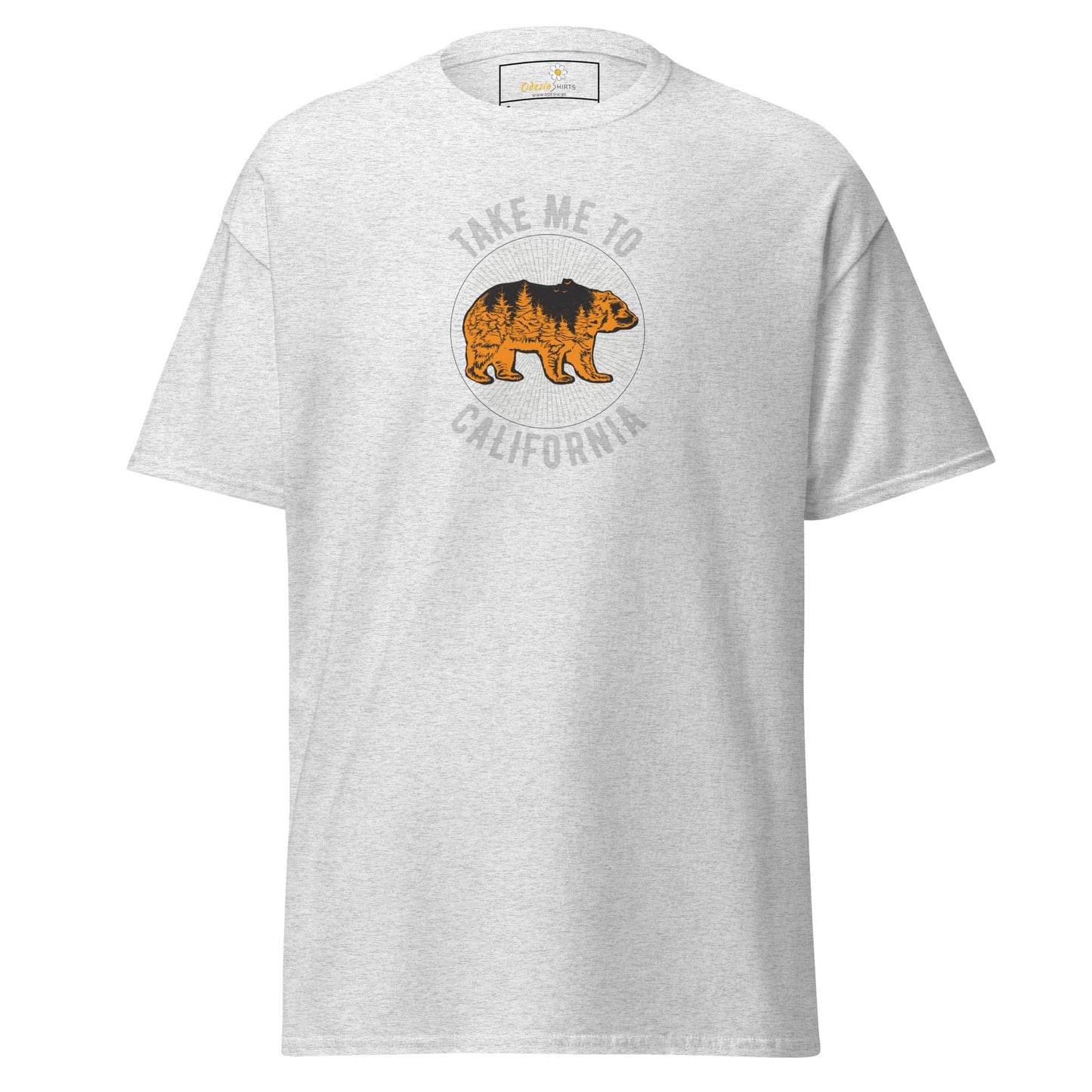 Unisex classic t-shirt - TAKE ME TO CALIFORNIA - REGULAR - Ash / S