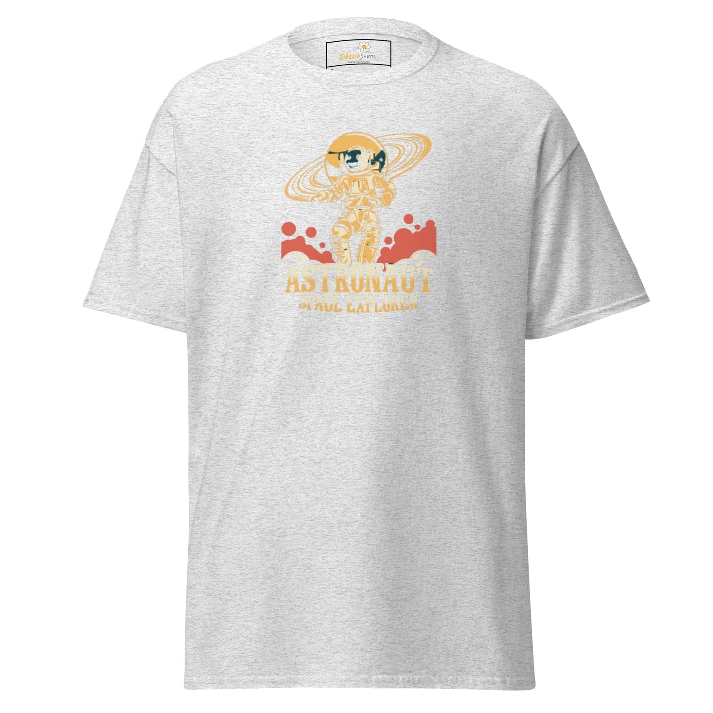 Unisex classic t-shirt - ASTRONAUT SPACE EXPLORER - REGULAR - Ash / S