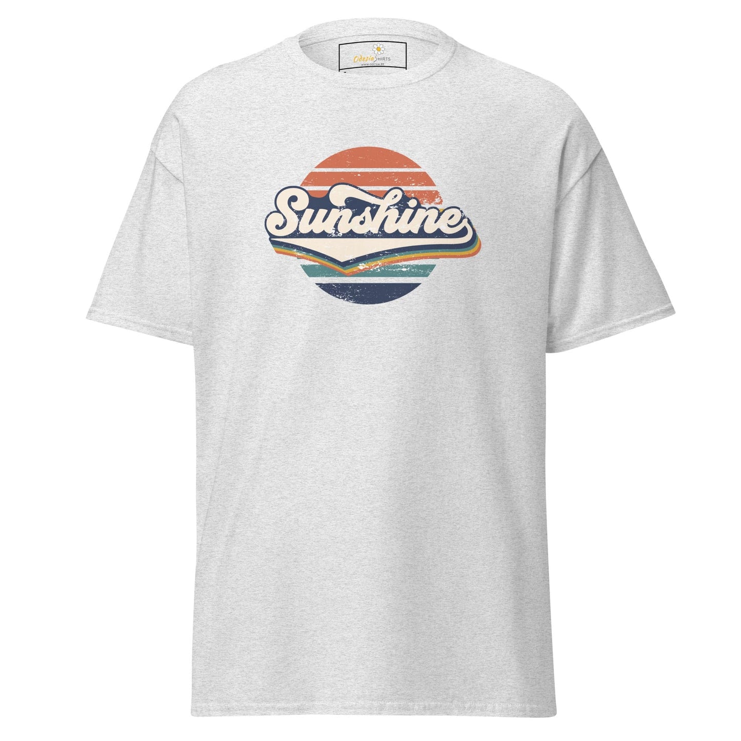 Unisex classic t-shirt - SUMMER SUNSHINE - REGULAR - Ash / S