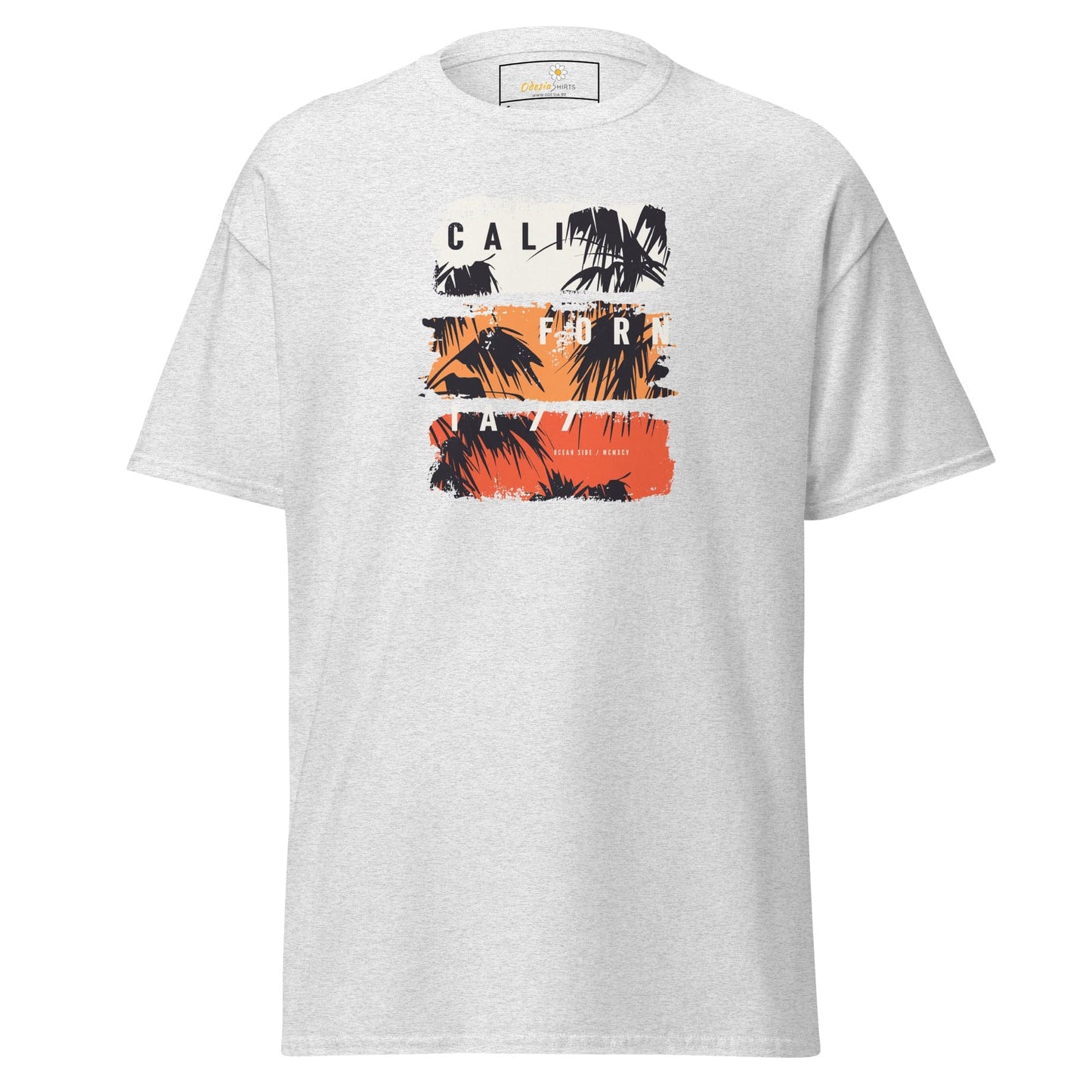 White T-shirt with California graphic for men and women in sizes S to XL