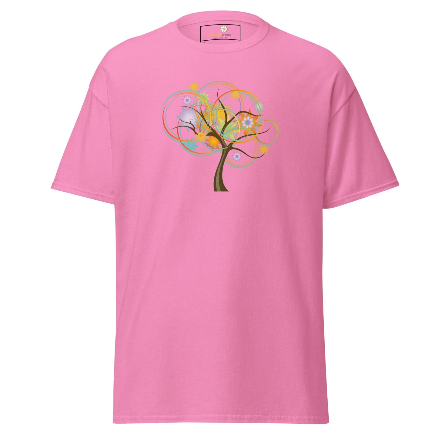 Unisex classic t-shirt - NATURE LIFE TREE - REGULAR - Azalea / S