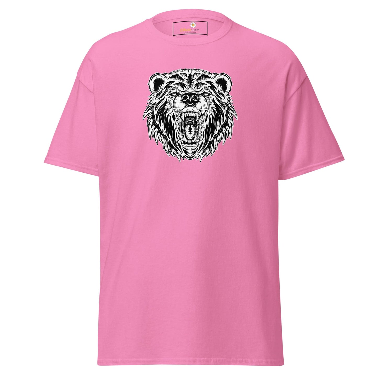 Unisex classic t-shirt - WILD LIFE BEAR - REGULAR - Azalea / S