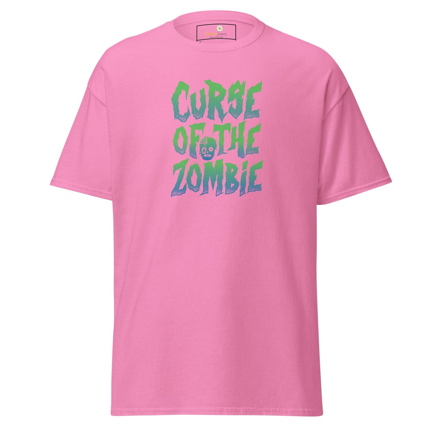 Unisex classic t-shirt - SPOOKIE CURSE OF THE ZOMBIE - REGULAR - Azalea / S