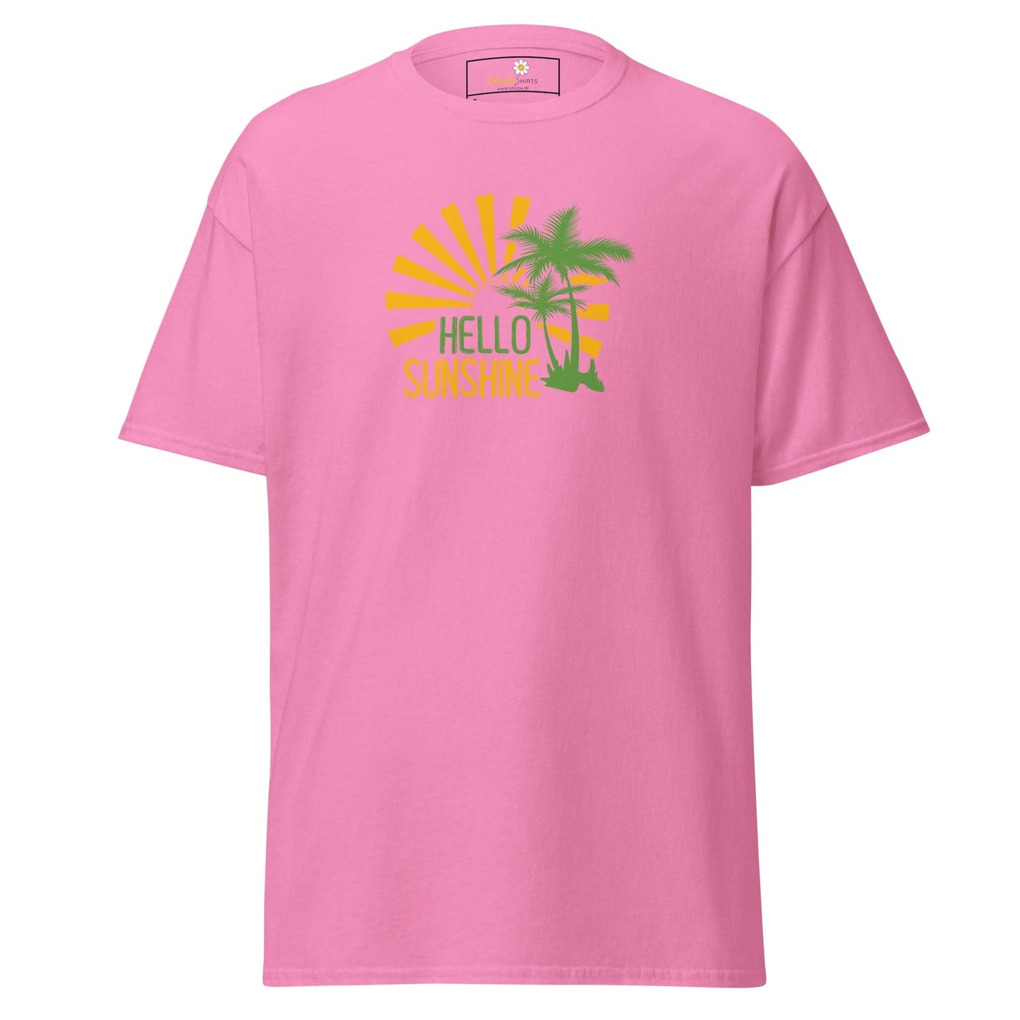 Unisex classic t-shirt - SUMMER HELLO SUNSHINE - REGULAR - Azalea / S