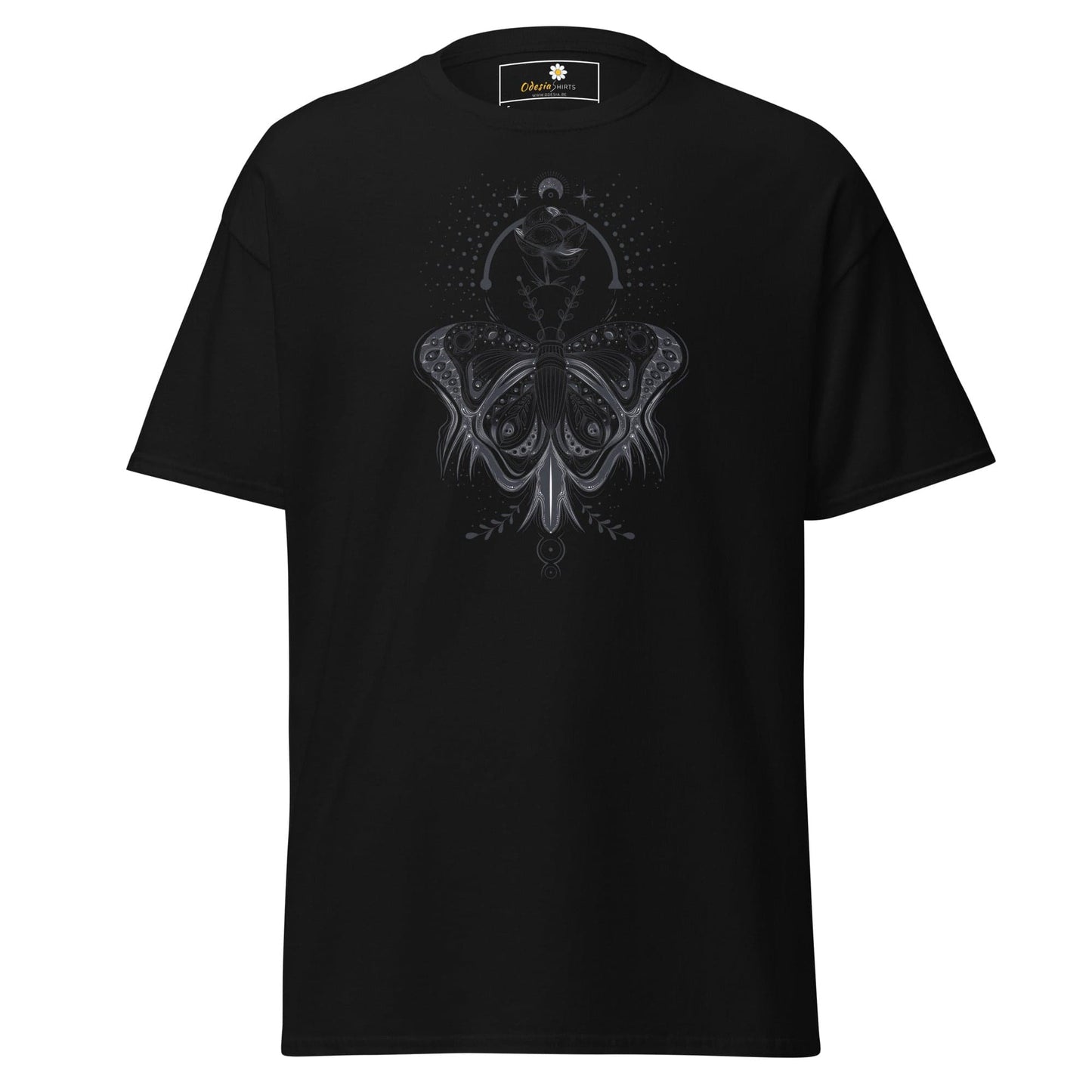 Unisex classic t-shirt - MYSTIC BUTTERFLY - REGULAR - Black / S