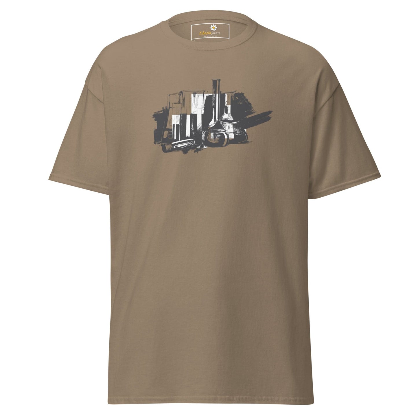 Unisex classic t-shirt - SKILLS CHEMISTRY - REGULAR - Brown Savana / S