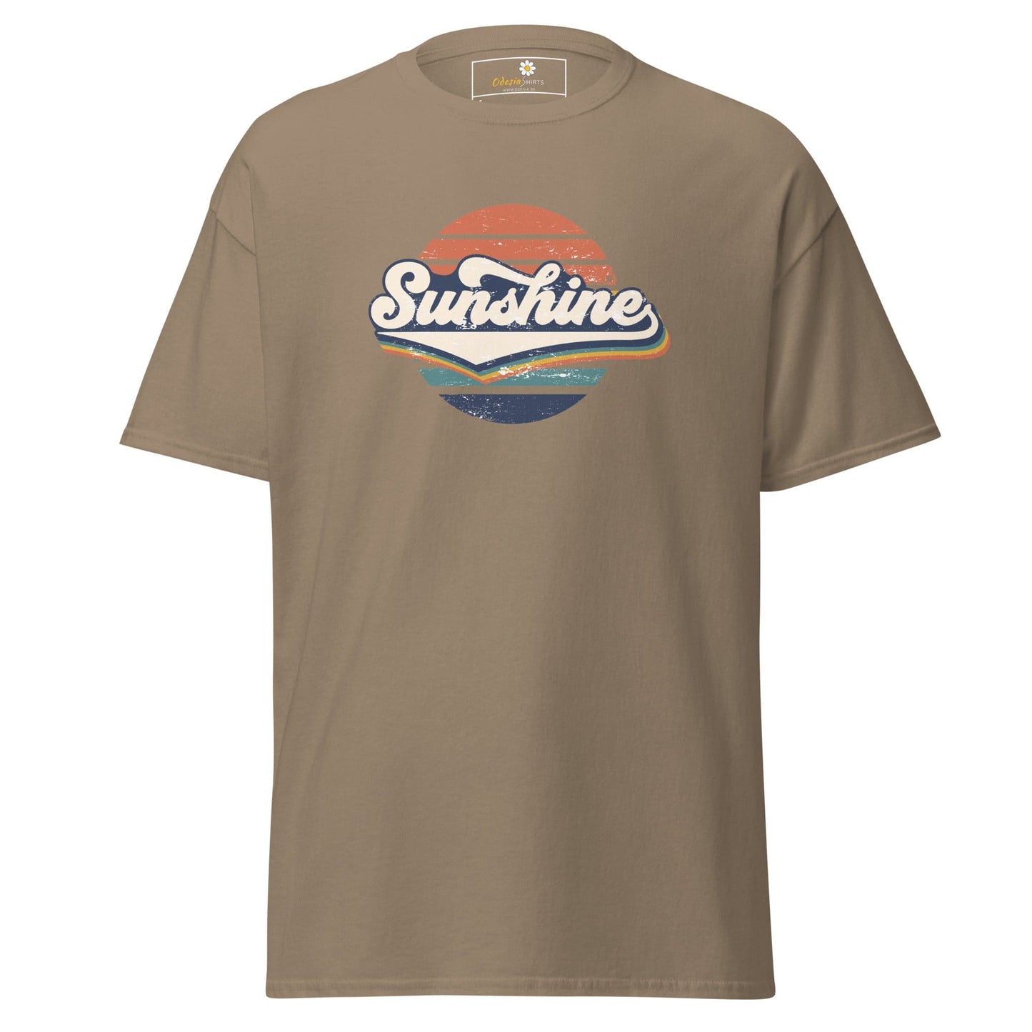 Unisex classic t-shirt - SUMMER SUNSHINE - REGULAR - Brown Savana / S