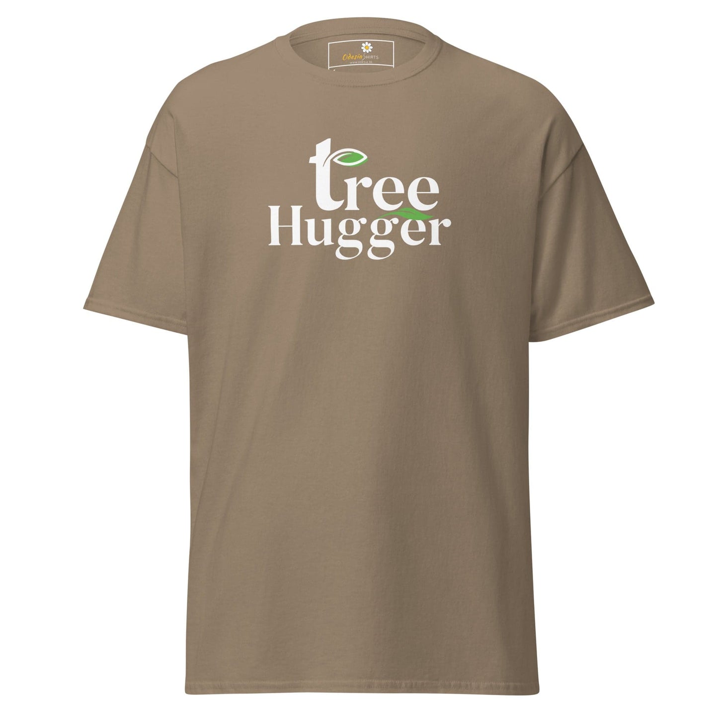 Unisex classic t-shirt - ECOLOGY TREE HUGGER - REGULAR - Brown Savana / S