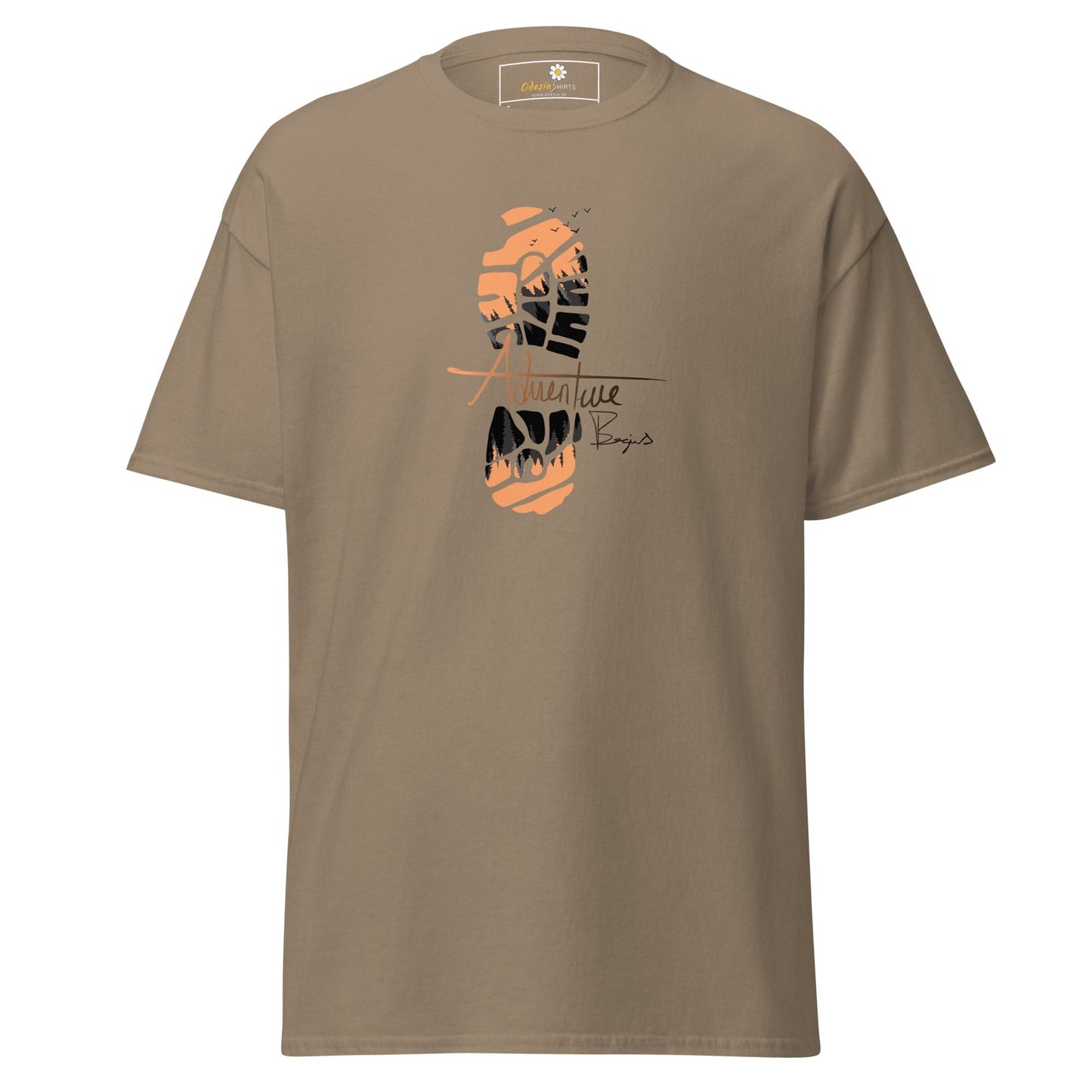 Unisex classic t-shirt - MISC FOOTSTEP - REGULAR - Brown Savana / S