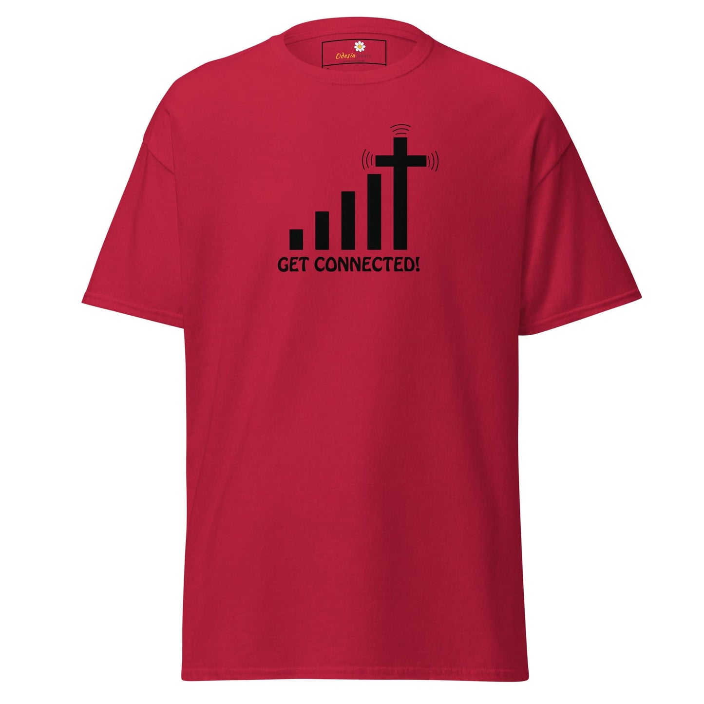 Unisex classic t-shirt - SPIRITUAL GET CONNECTED - REGULAR - Cardinal / S
