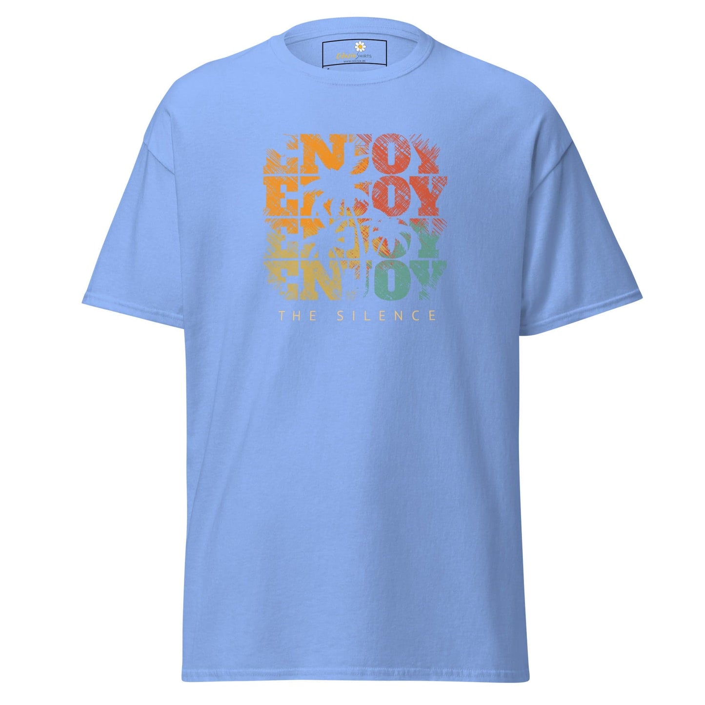 Unisex classic t-shirt - SUMMER ENJOY ENJOY - REGULAR - Carolina Blue / S