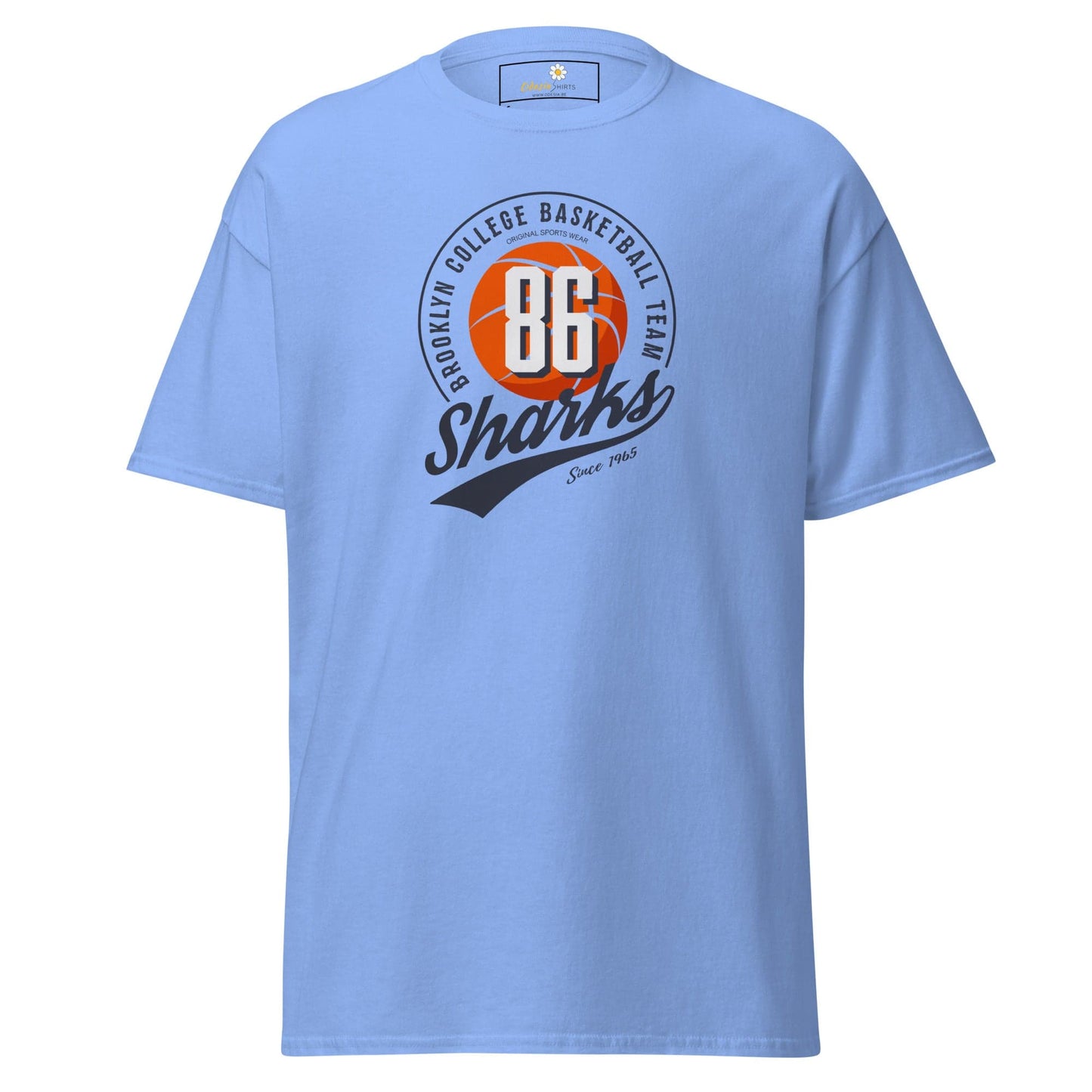 Unisex classic t-shirt - SPORT 86 SHARKS - REGULAR - Carolina Blue / S