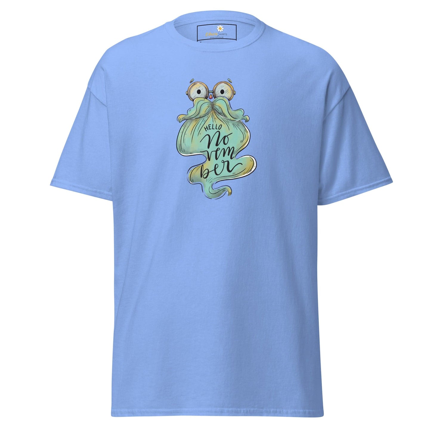 Unisex classic t-shirt - FUN HELLO NOVEMBER - REGULAR - Carolina Blue / S