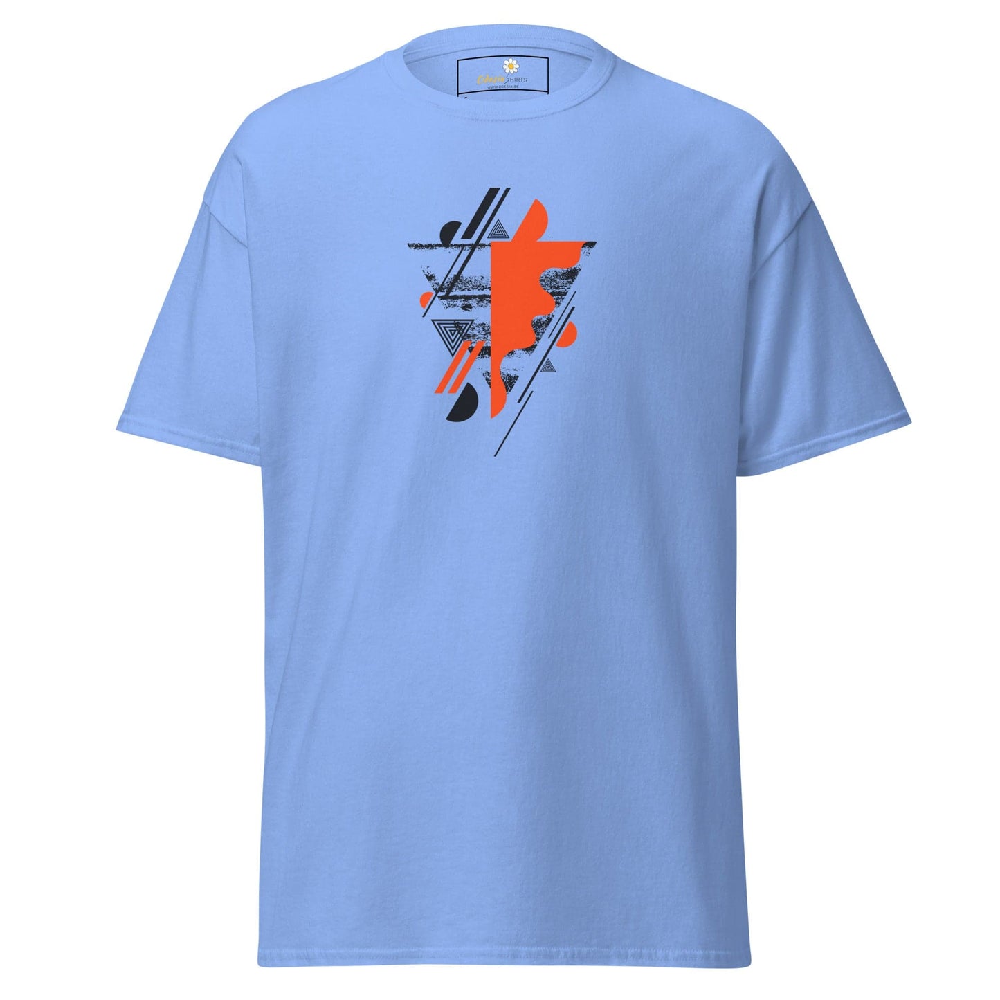 Unisex classic t-shirt - ABSTRACT SHAPES AND COLORS - REGULAR - Carolina Blue / S