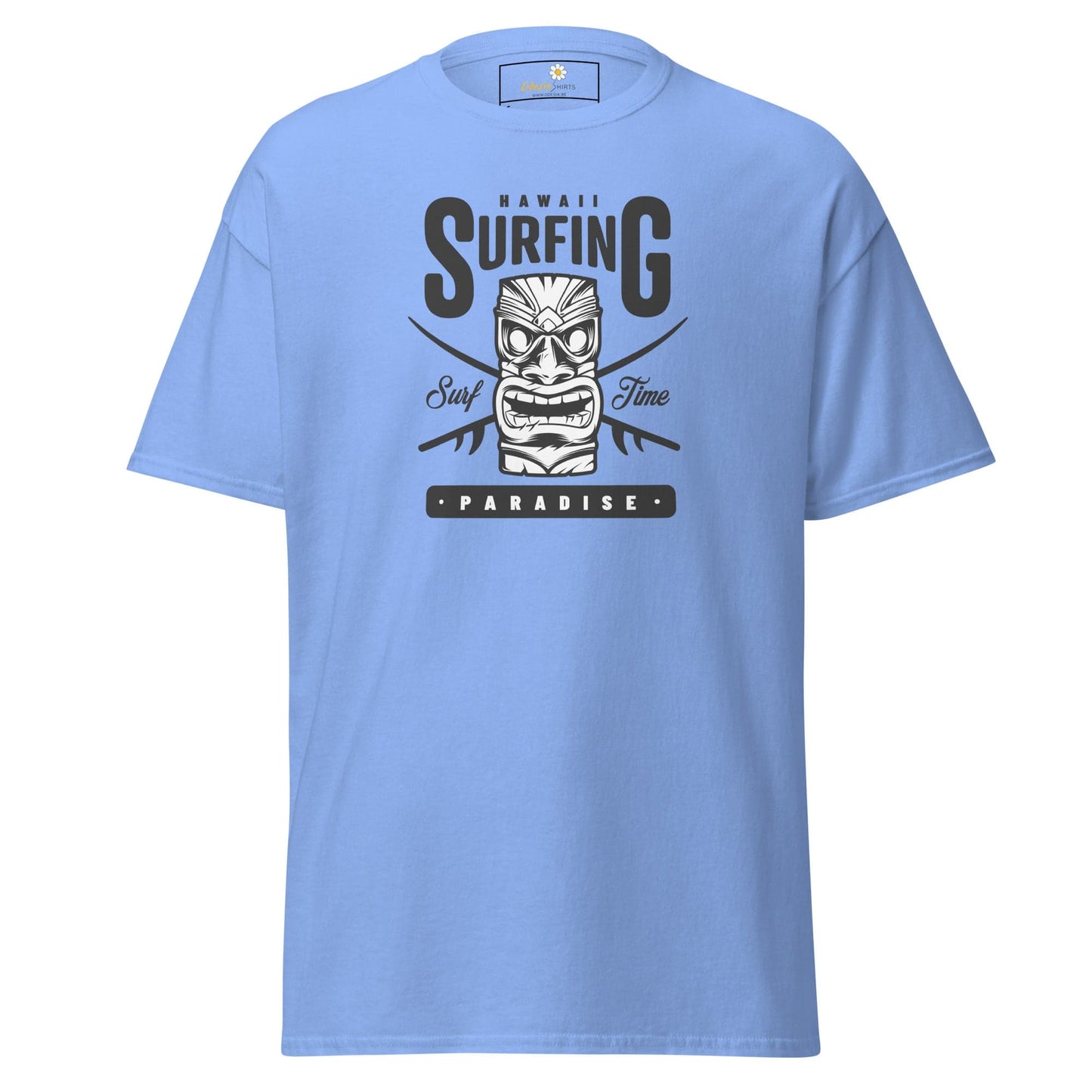 Unisex classic t-shirt - SUMMER HAWAI SURFING PARADISE - REGULAR - Carolina Blue / S