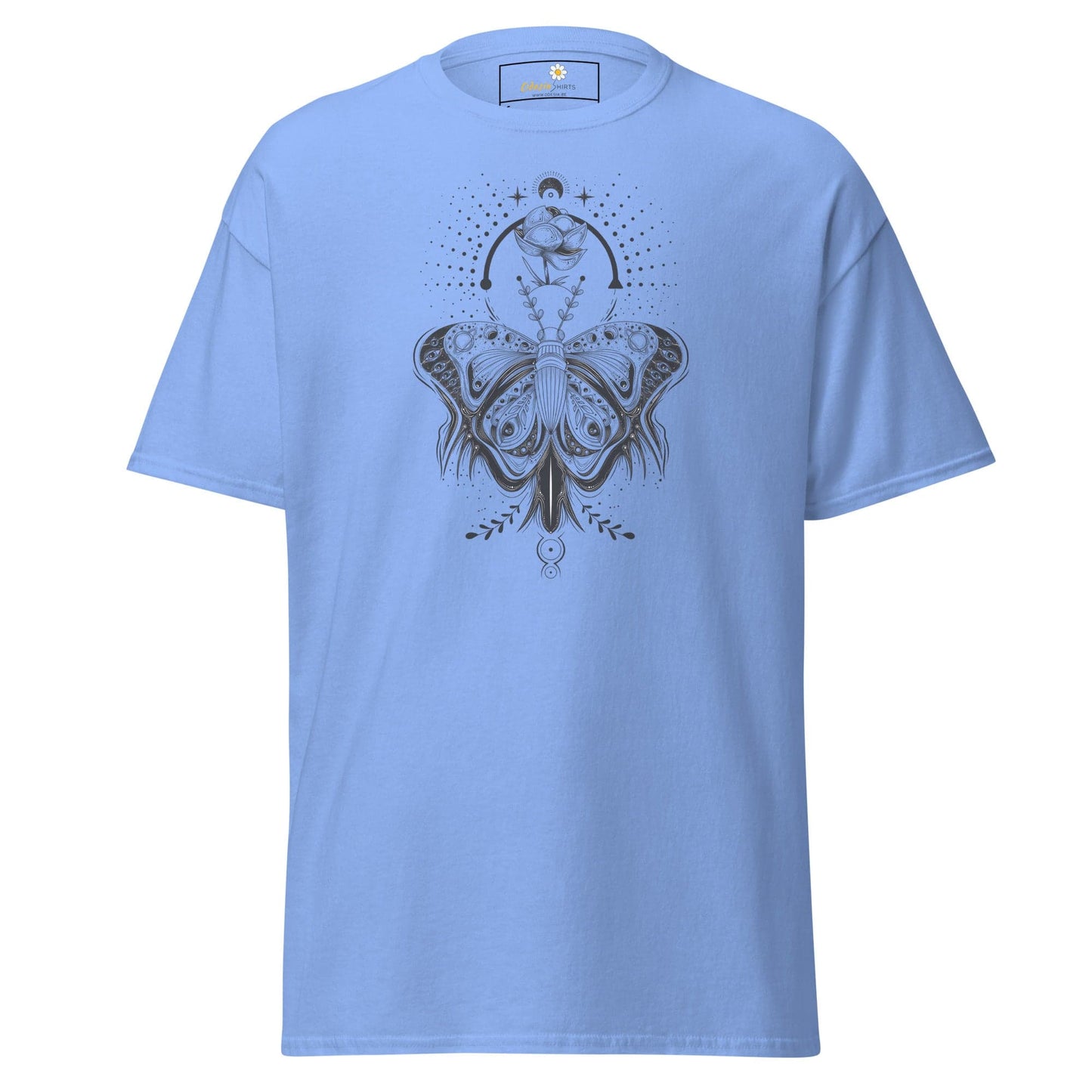 Unisex classic t-shirt - MYSTIC BUTTERFLY - REGULAR - Carolina Blue / S
