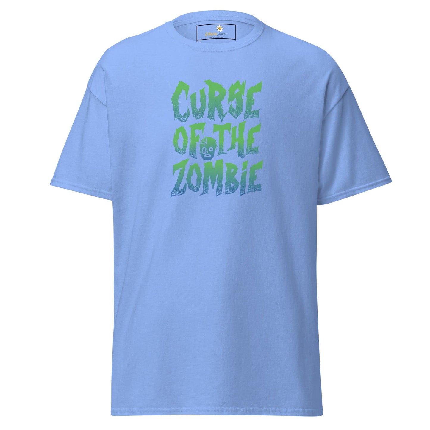 Unisex classic t-shirt - SPOOKIE CURSE OF THE ZOMBIE - REGULAR - Carolina Blue / S